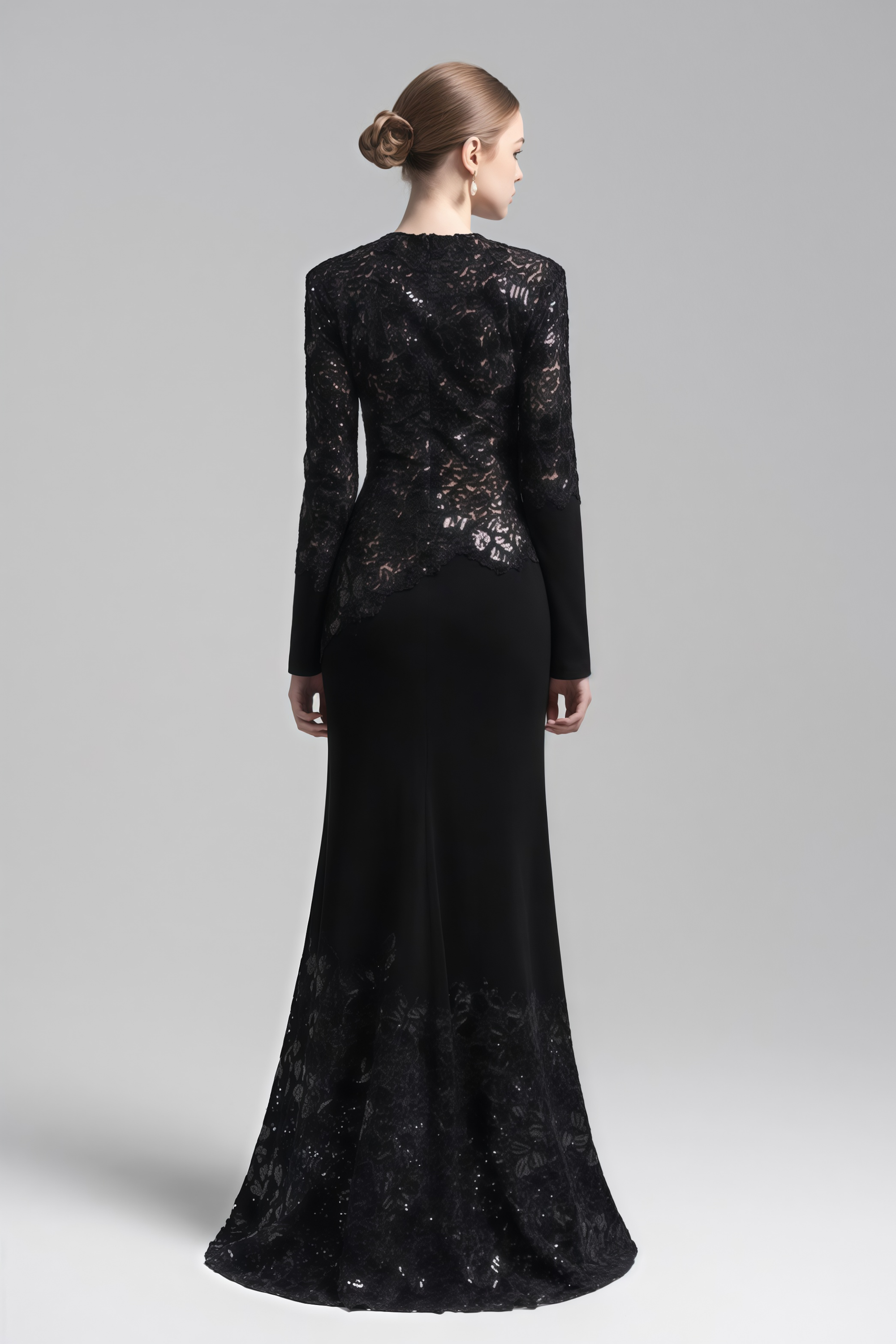 Mathilde Black Embroidered Maxi Dress (Final Sale-US Only)