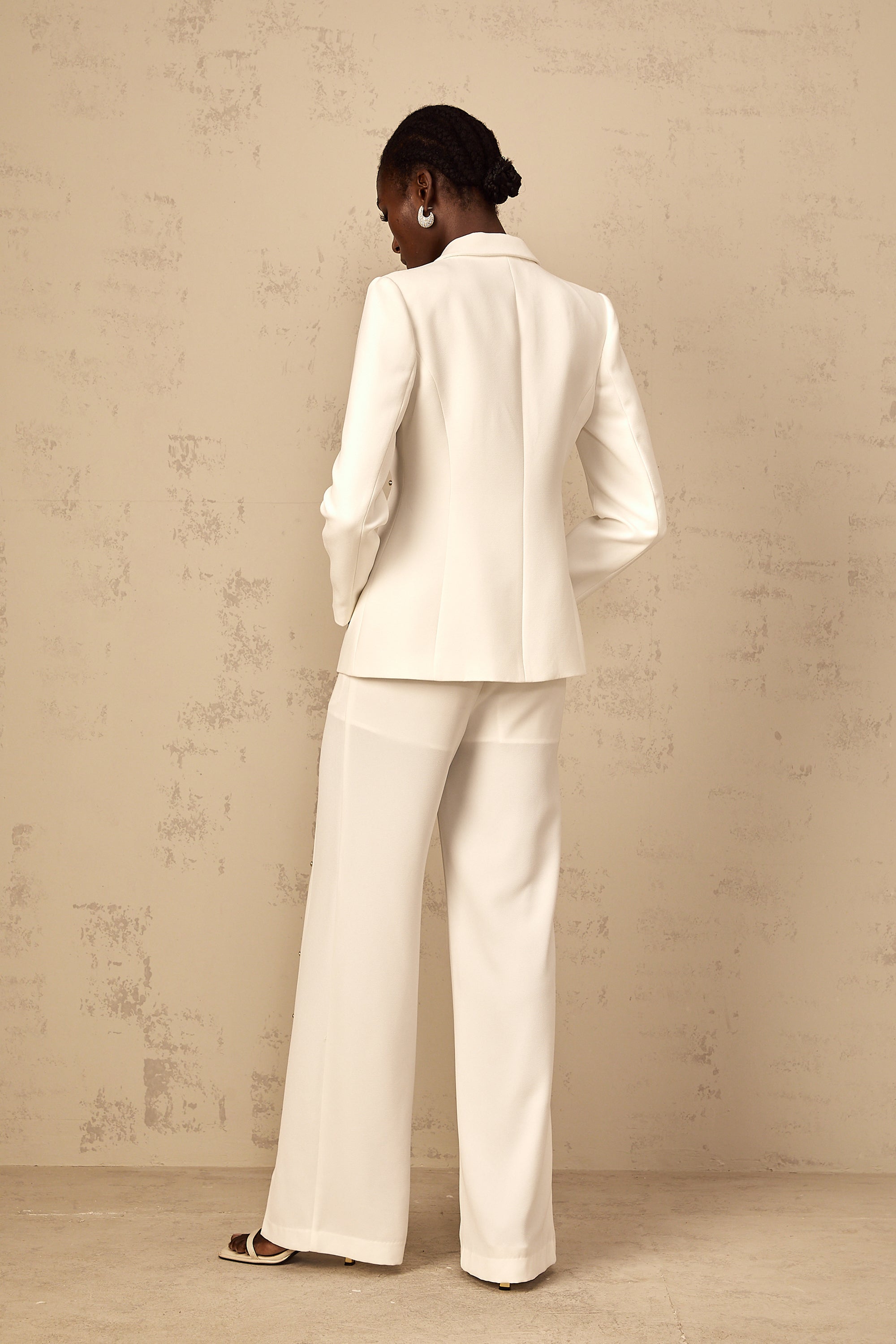 Frida Embellished Blazer & Trouser Pant Set