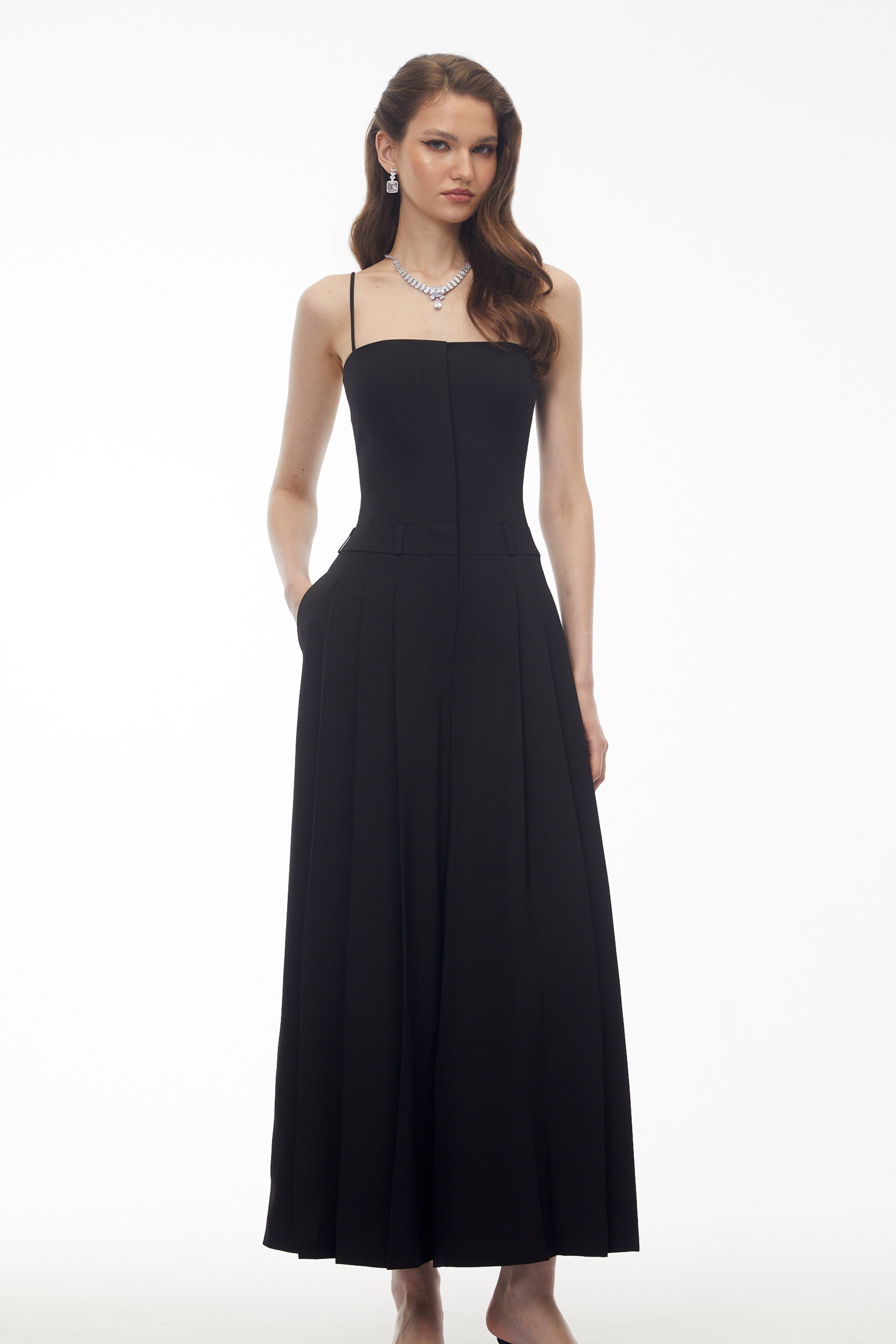 Manaia Black Wide-Leg Jumpsuit