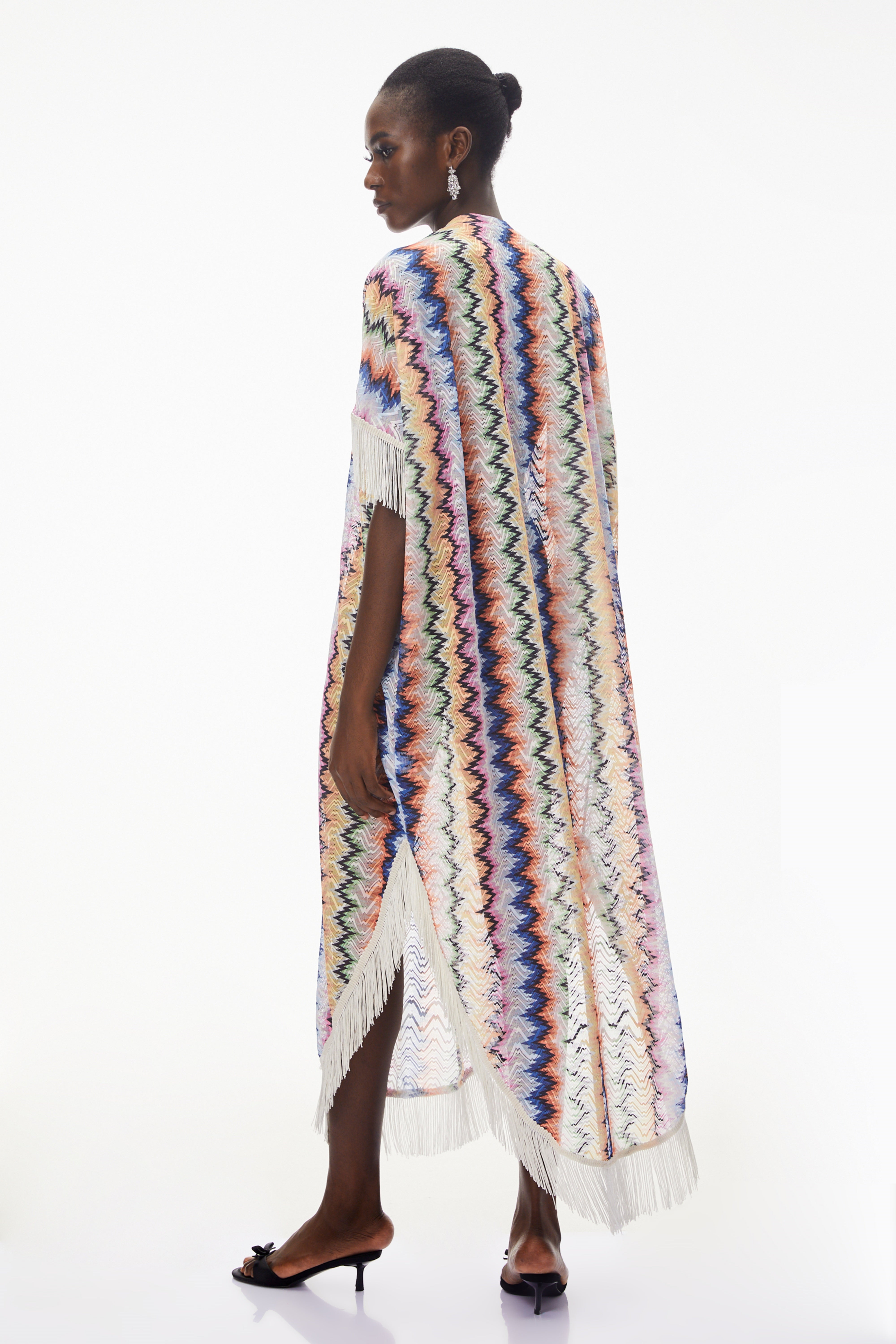 Milena Multicolor Wave Pattern Maxi Dress (Final Sale)
