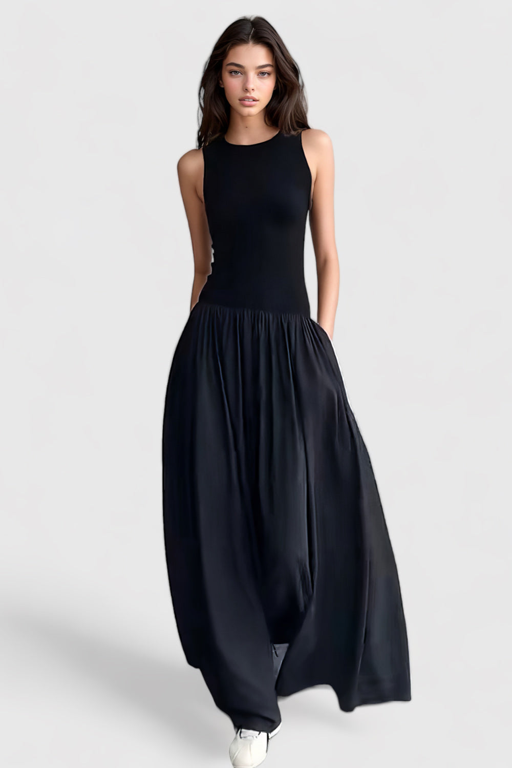 Sleeveless Dress - Black