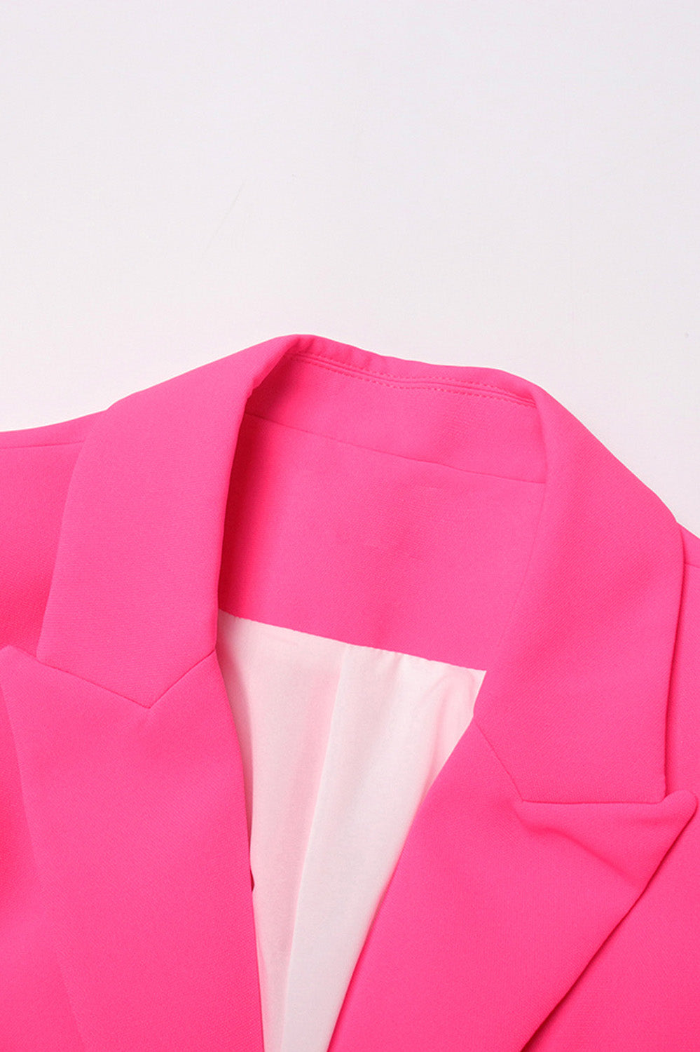 Blazer Dress with Sleeve Cuts - Fuchsia