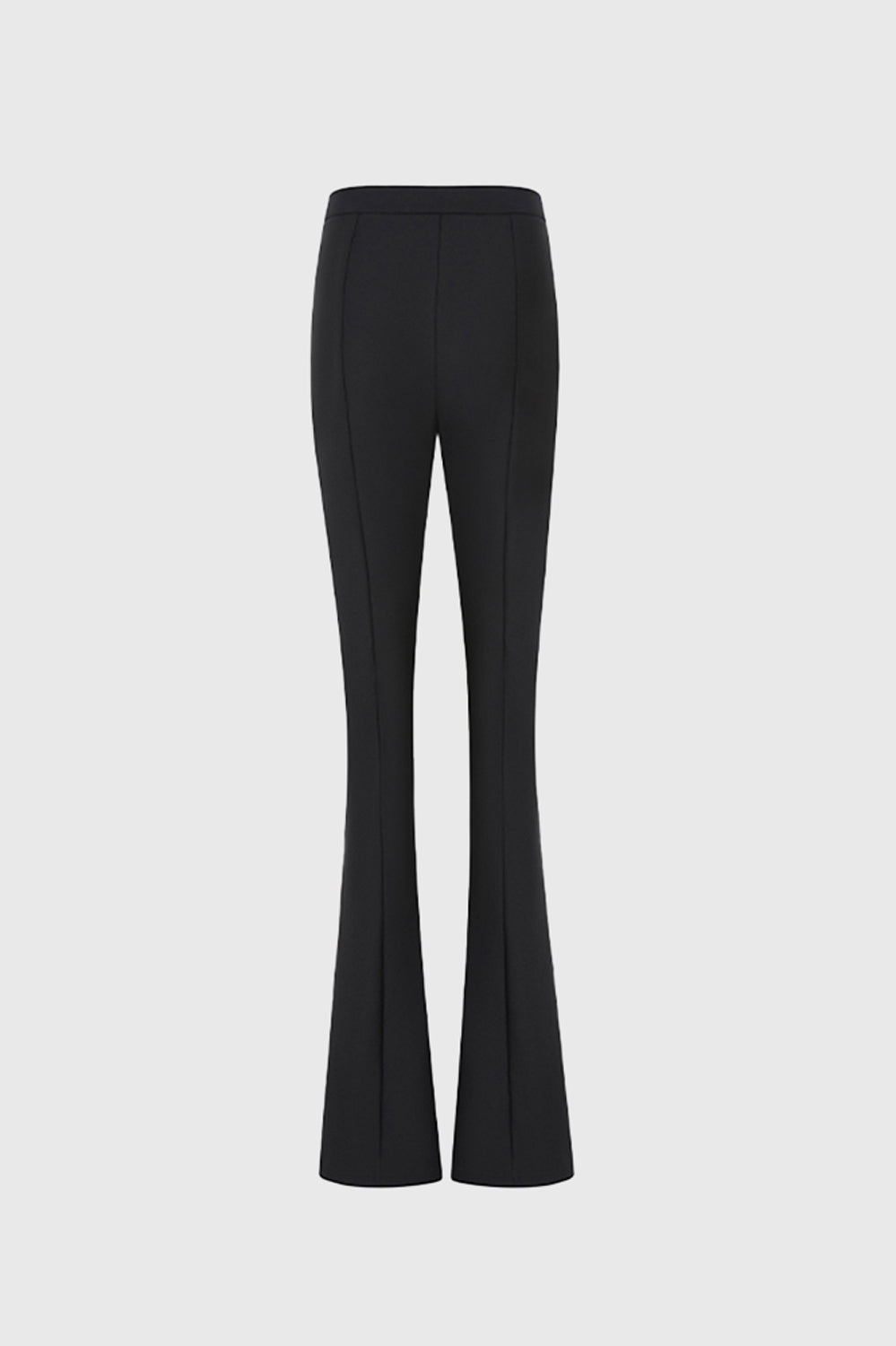 Trousers with Slit - Black