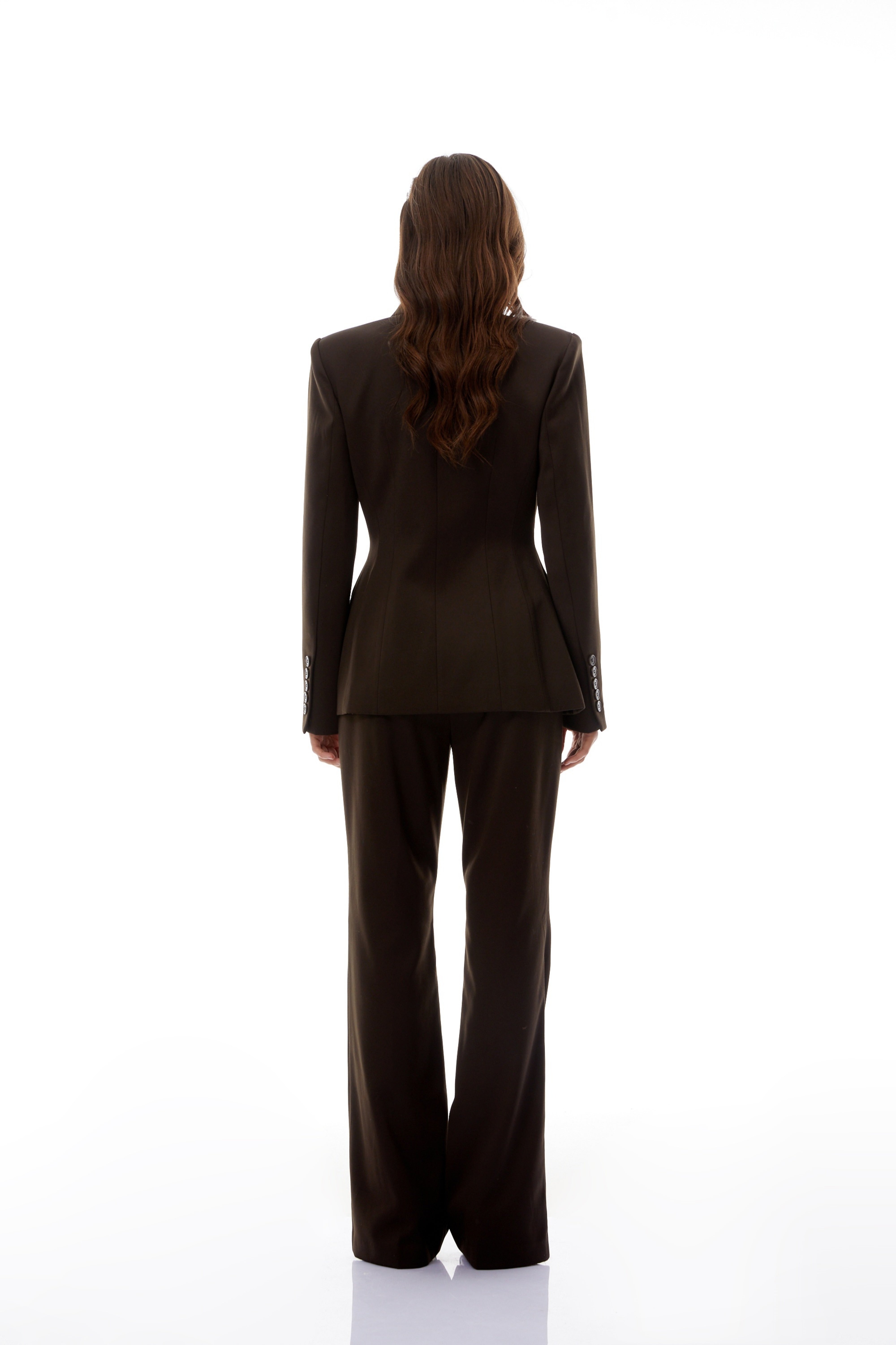 Paolo Brown Double-Breasted Blazer & Trousers Set (Final Sale)