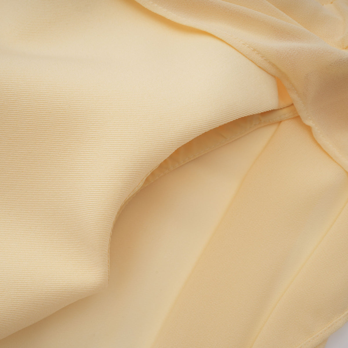 raisa yellow draped cape top & trousers set