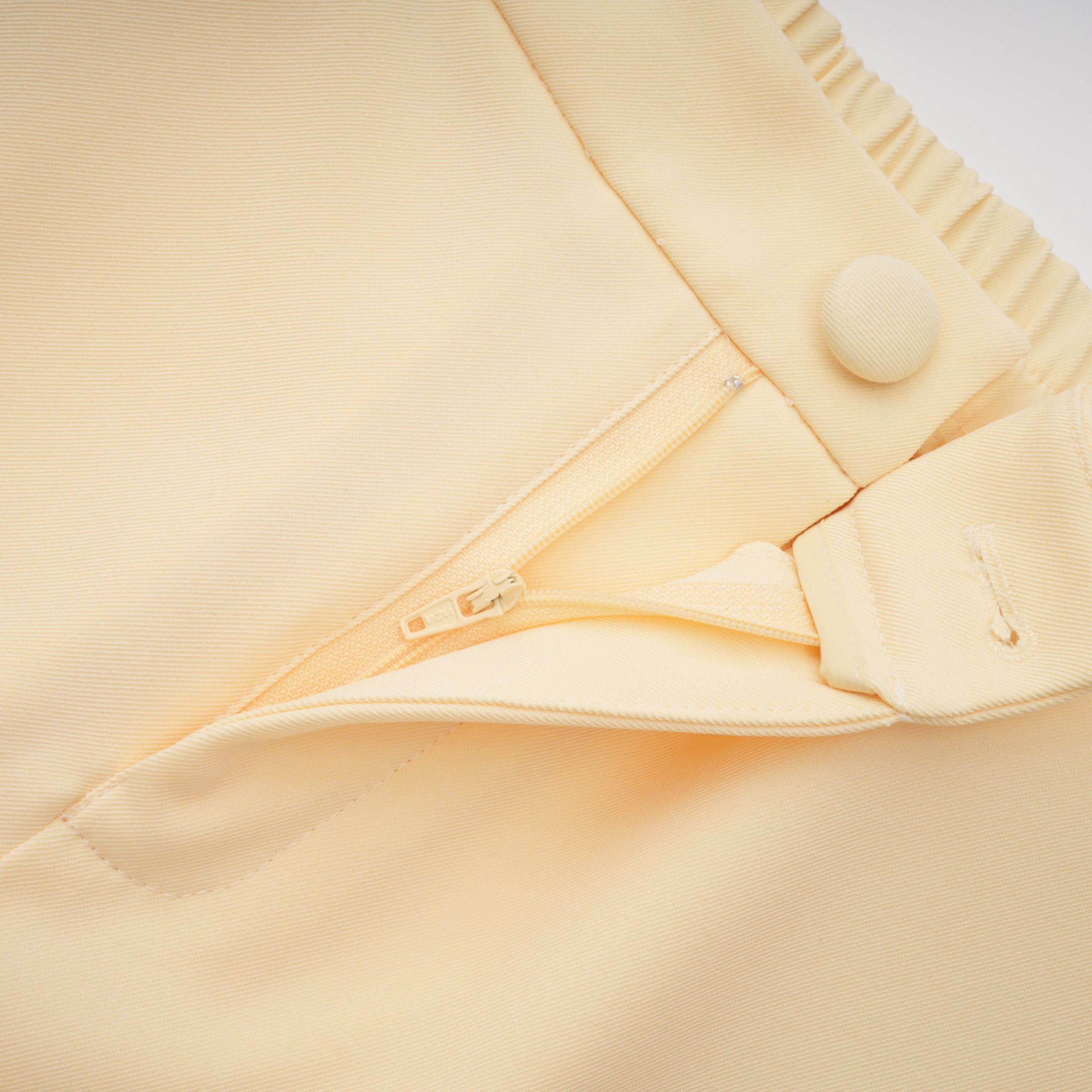 Raisa Yellow Draped Cape Top & Trousers Set
