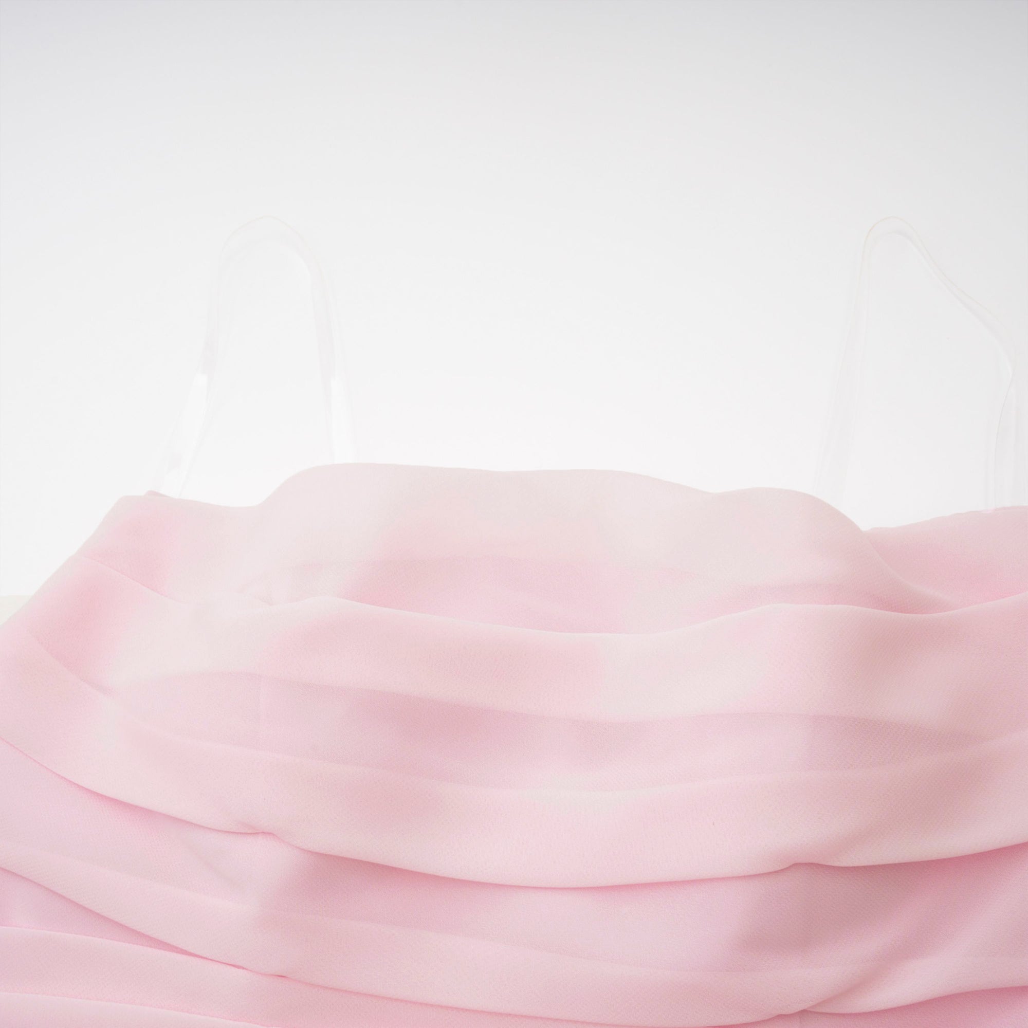 Romane Pink Strapless Corset Chiffon Maxi Dress (Final Sale-US Only)