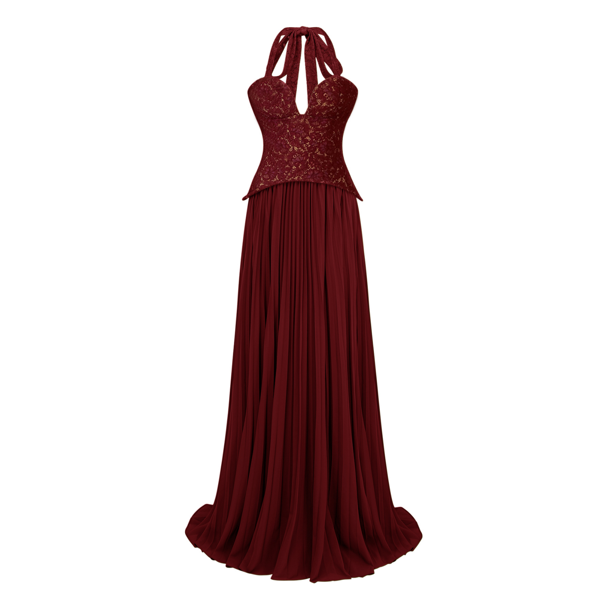 Ronja Ruby Red Corset Gown