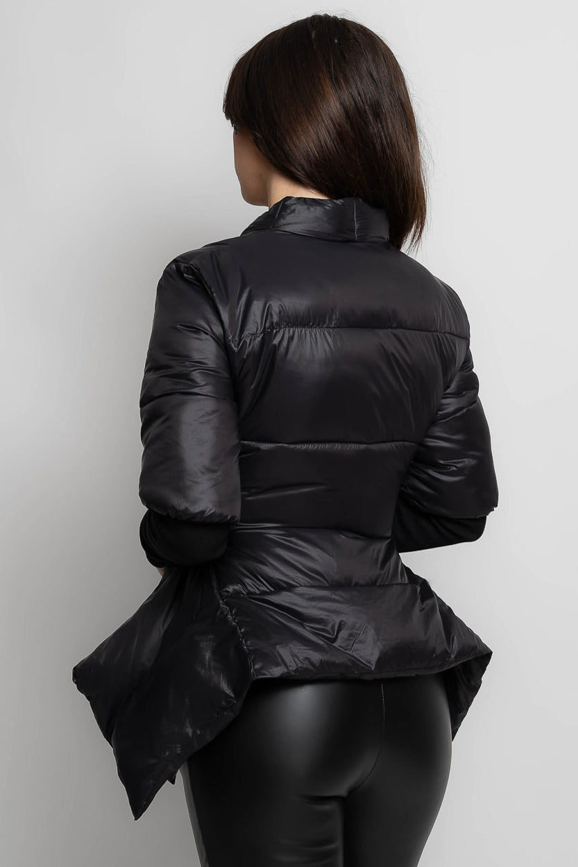 CELESTE Asymmetrical Jacket - Black