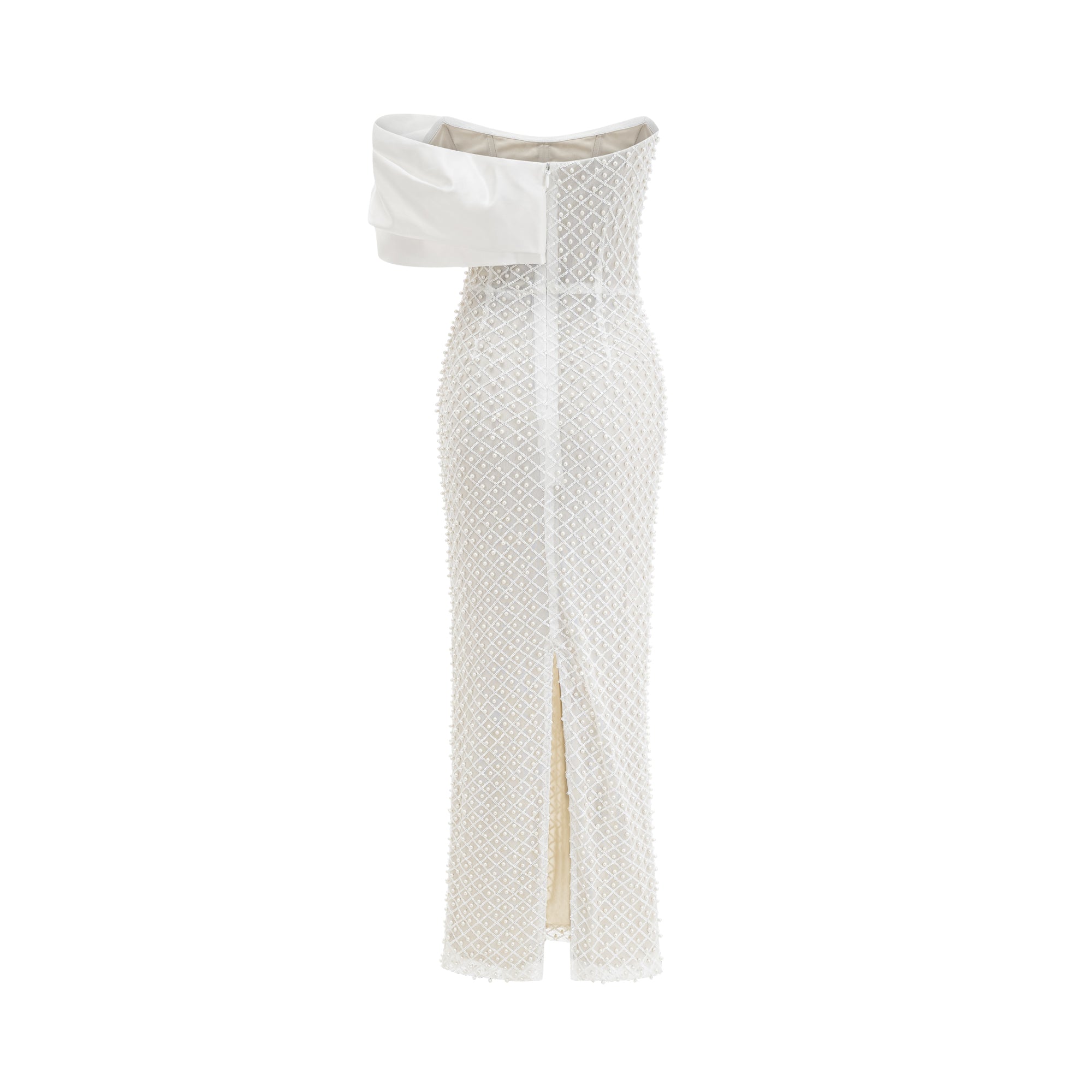 Maura faux-pearl off-shoulder dress (Final Sale-US Only)