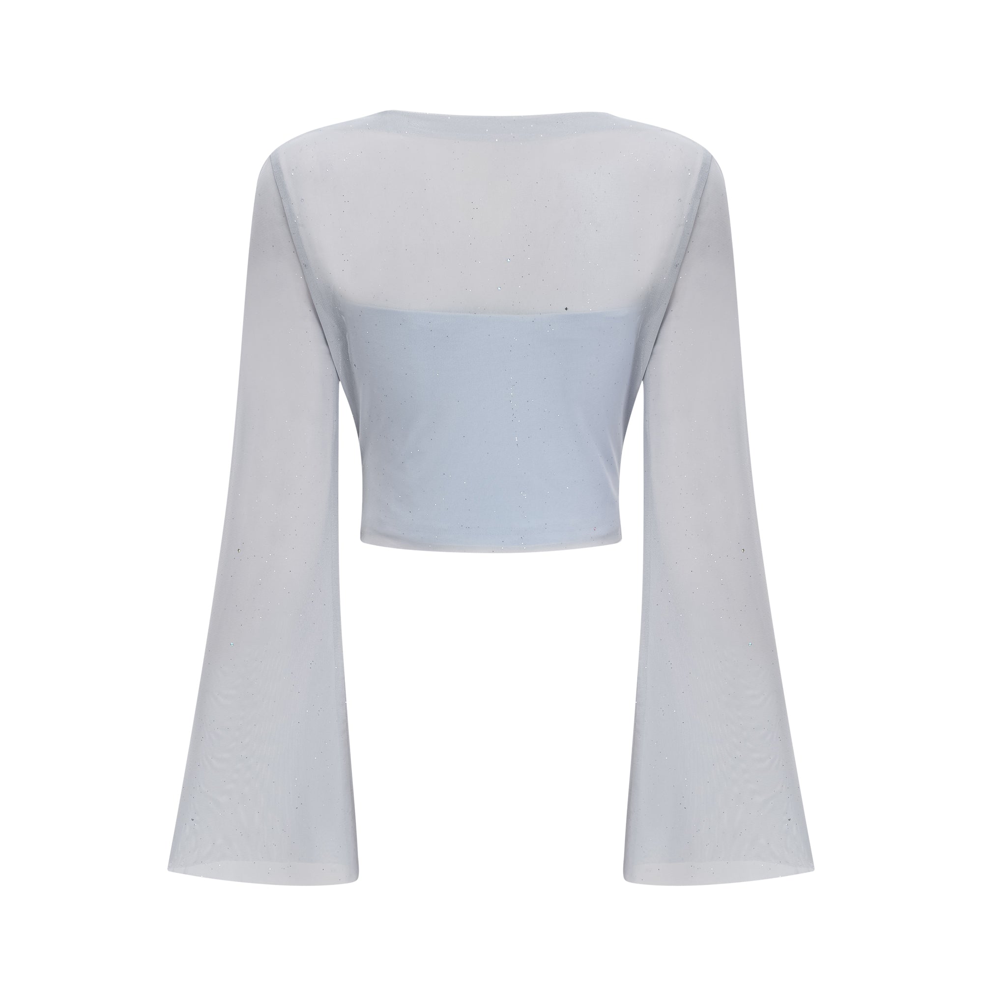Paulette semi-sheer top & skirt matching set (Final Sale-US Only)