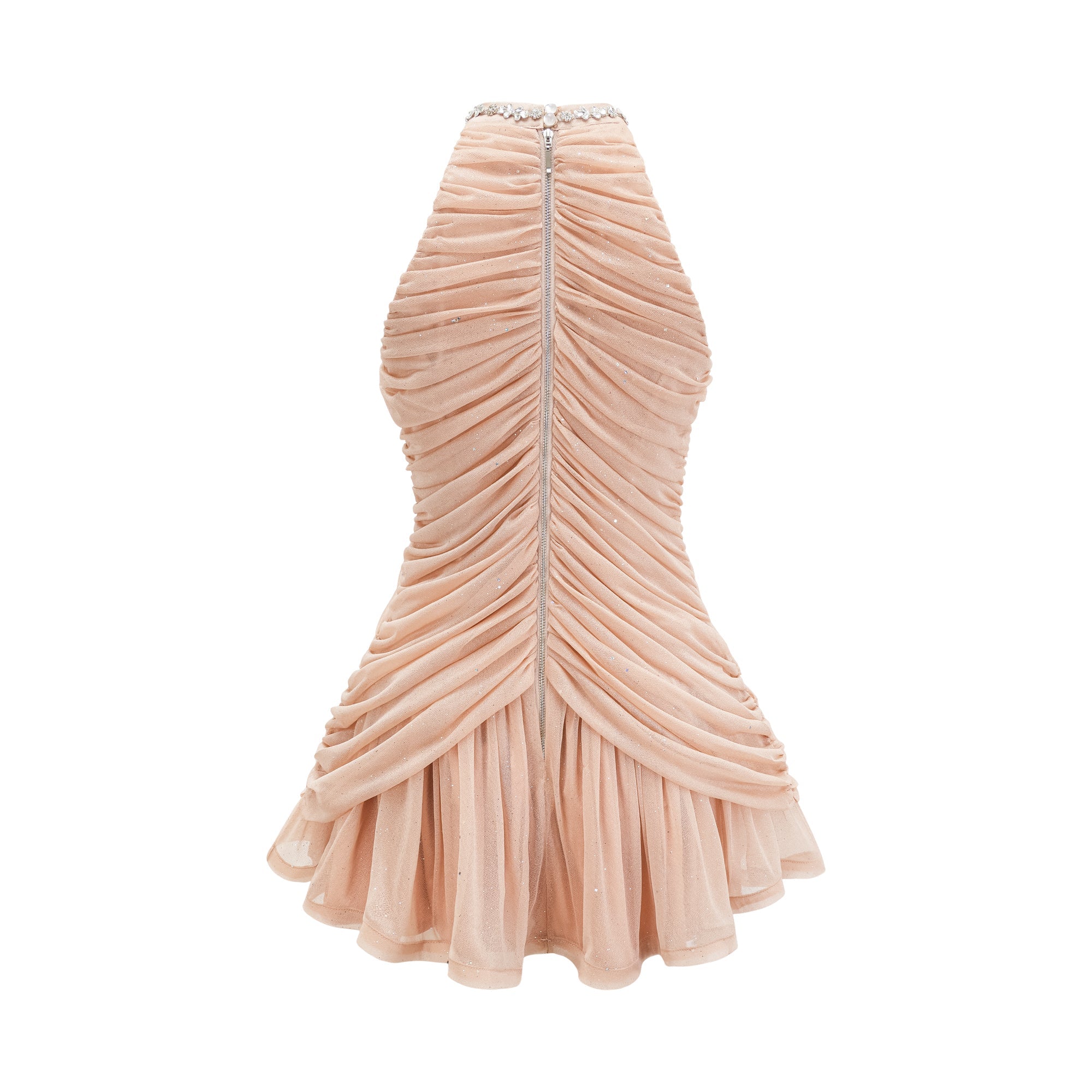 Dana embellished ruched mini dress (Final Sale-US Only)