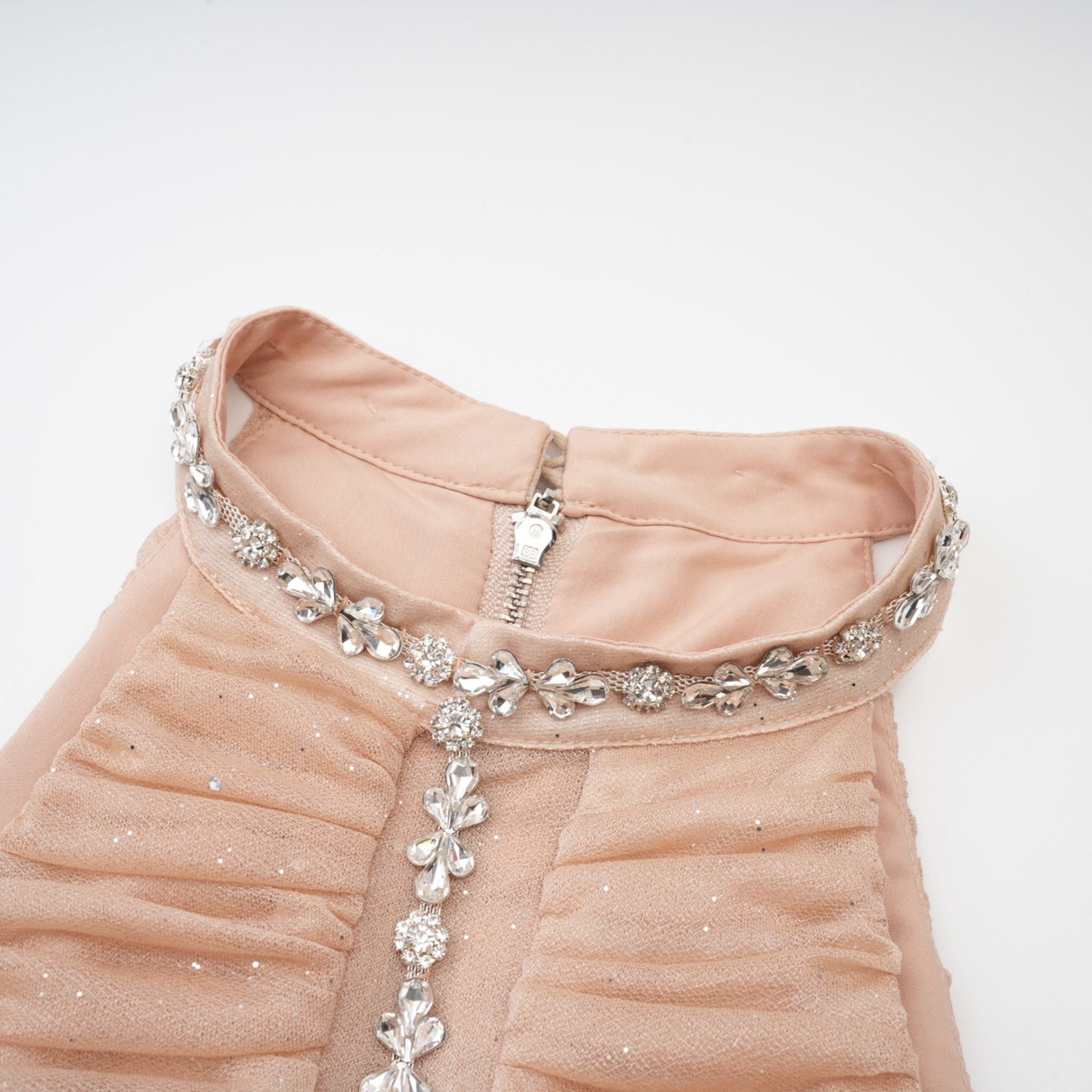Dana embellished ruched mini dress (Final Sale-US Only)