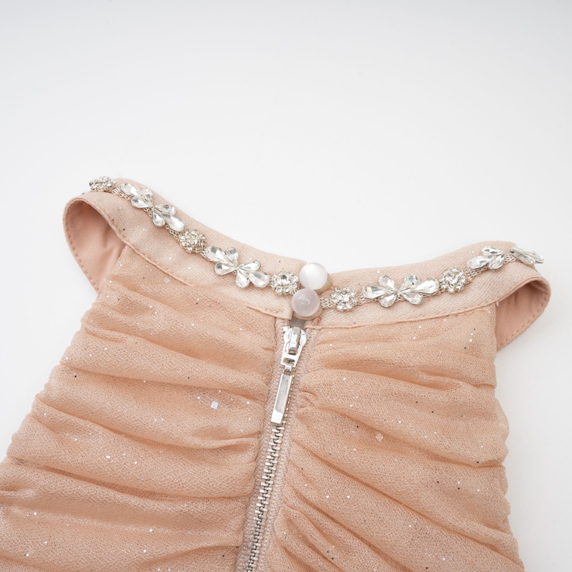 Dana embellished ruched mini dress (Final Sale-US Only)