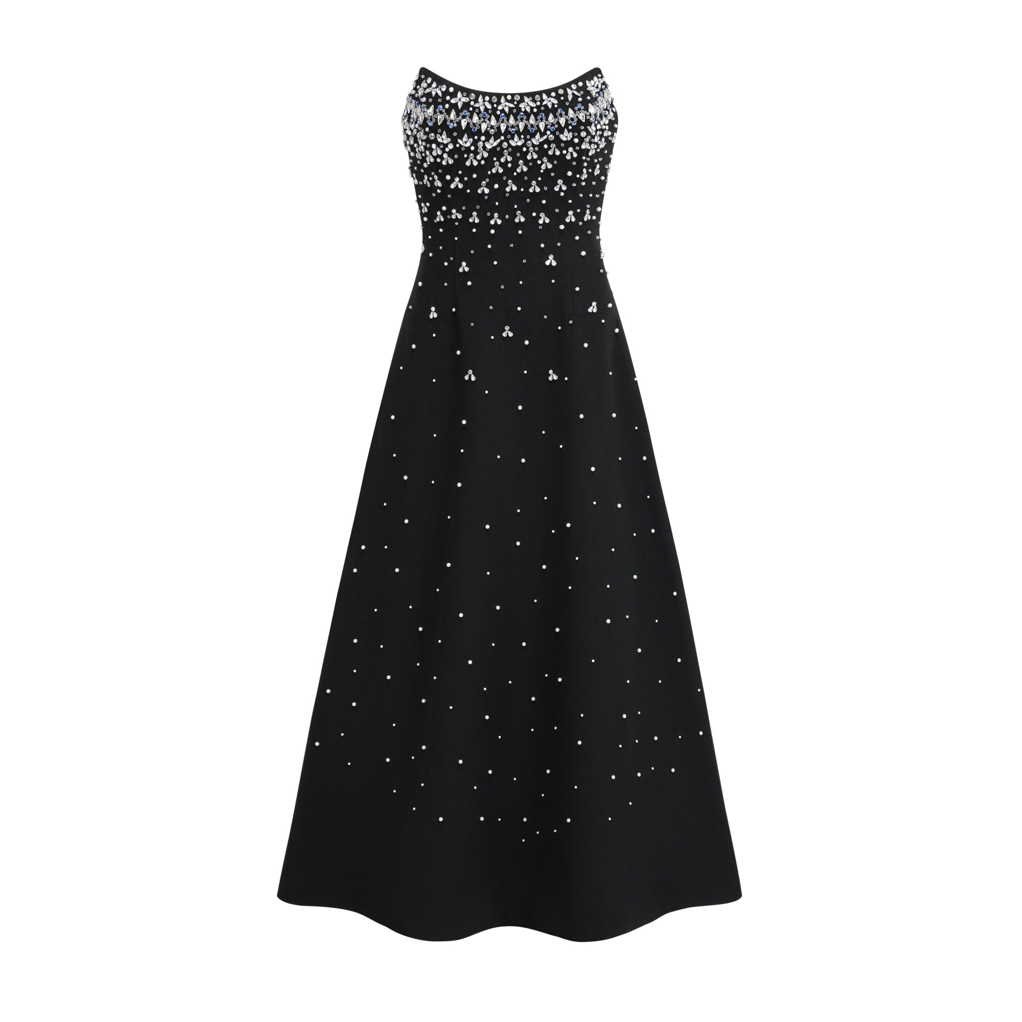 Melisande black embellished maxi dress (Final Sale-US Only)