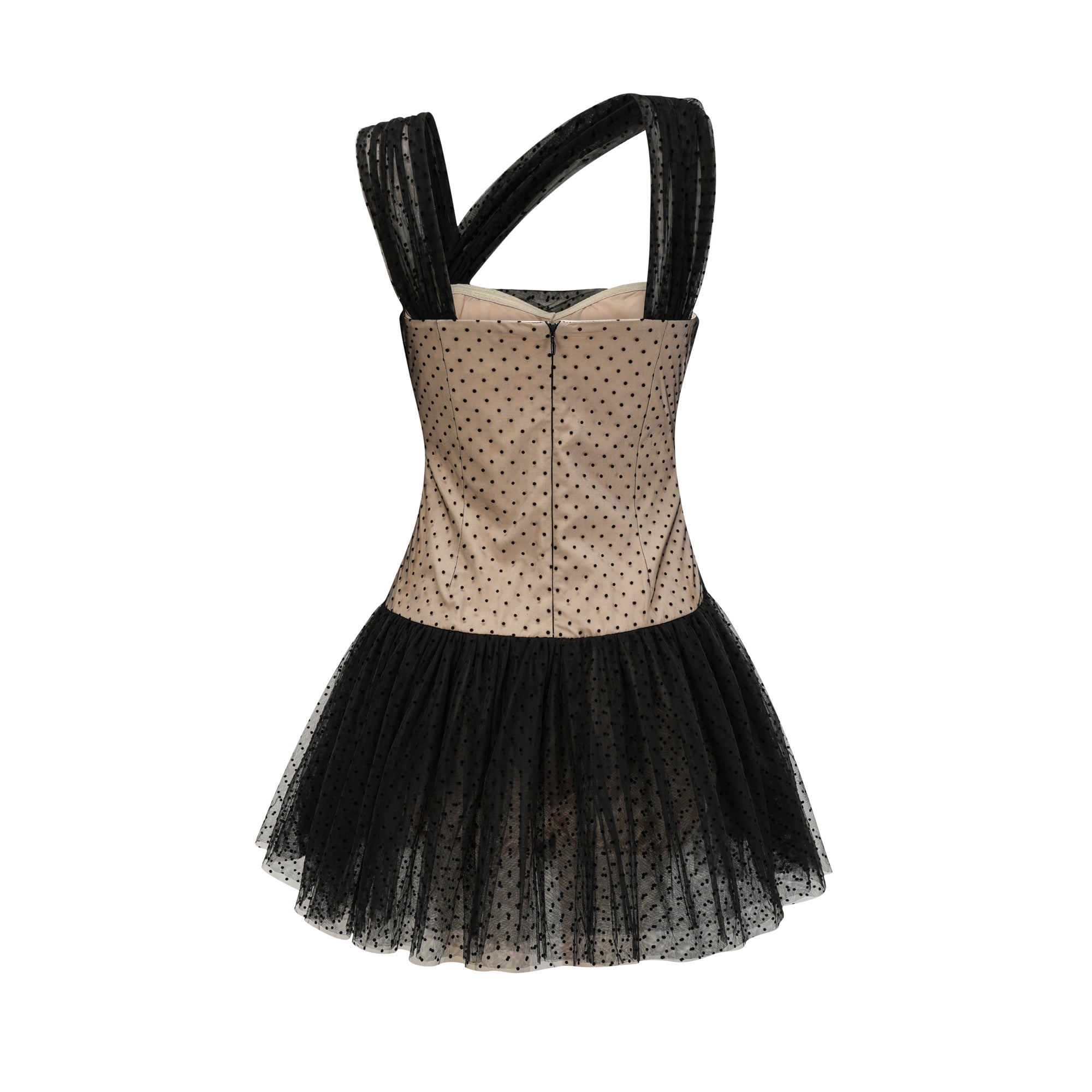 Hameda polka-dot tulle mini dress (US Only)