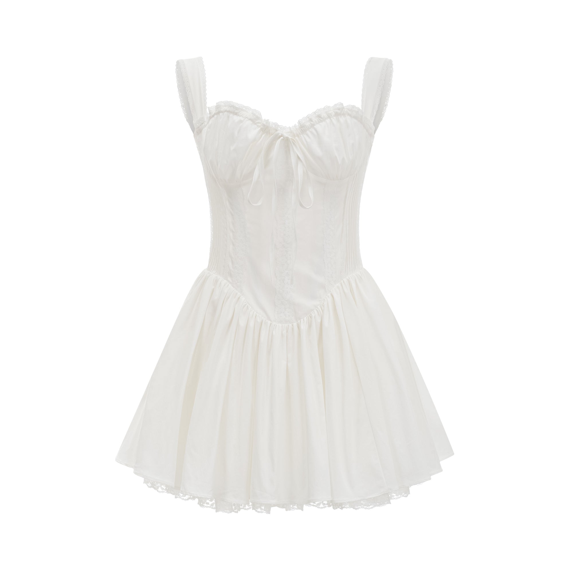 Camille white corset mini dress (US Only)
