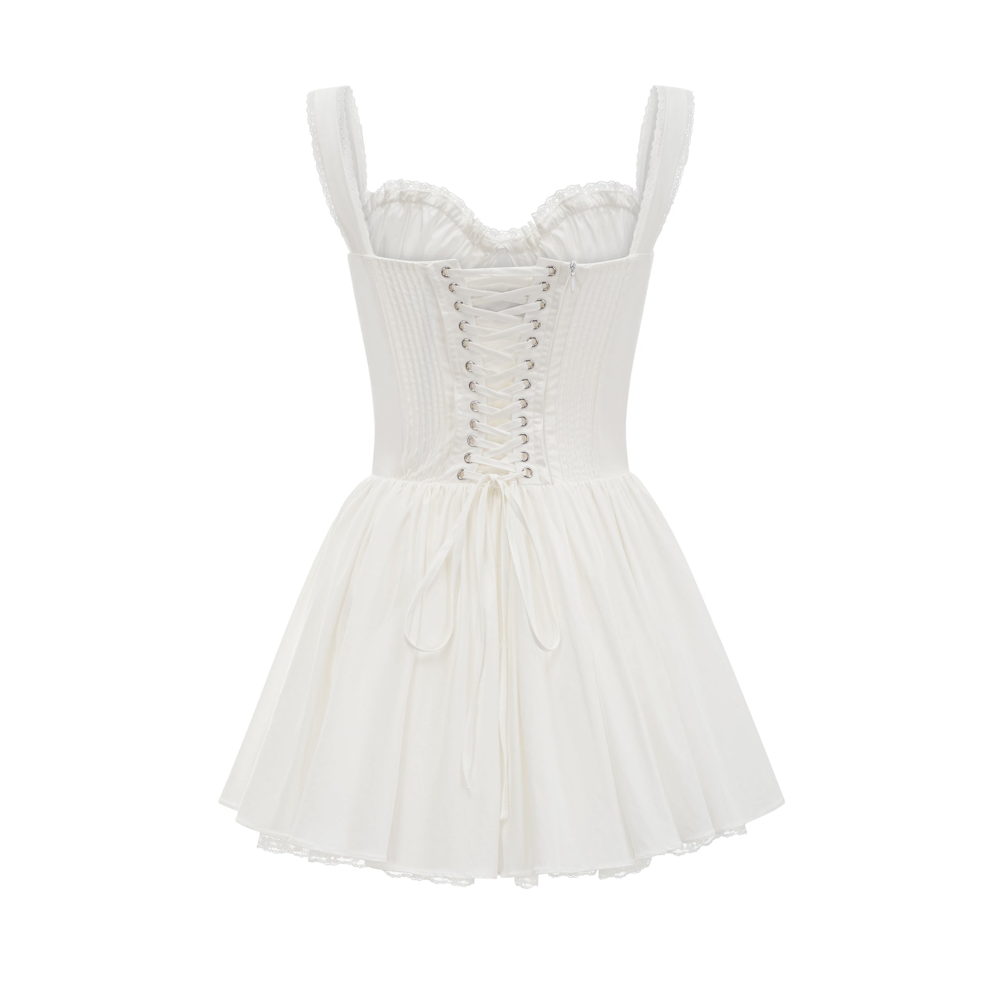 Camille white corset mini dress (US Only)