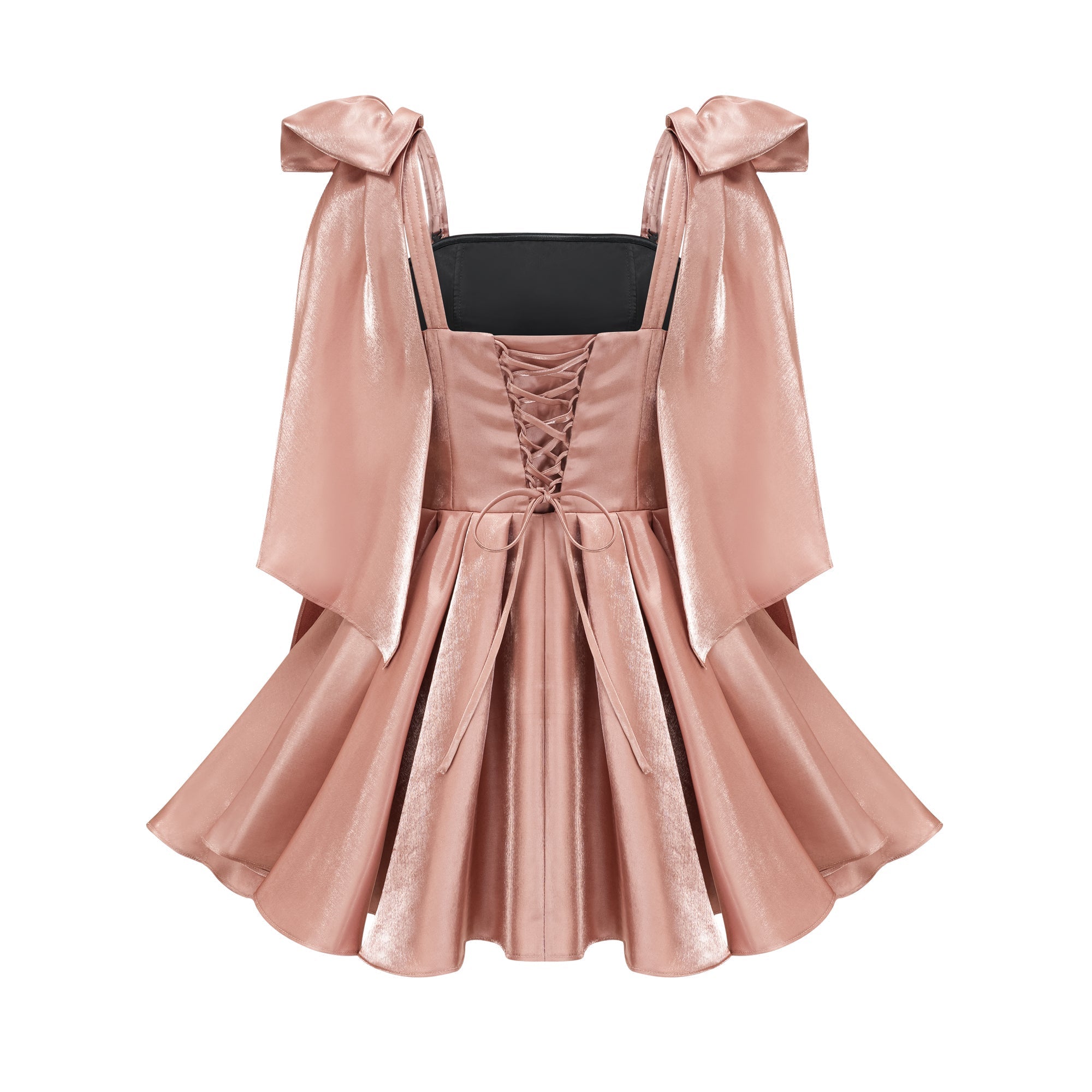 Catiana bow-detail flared dress
