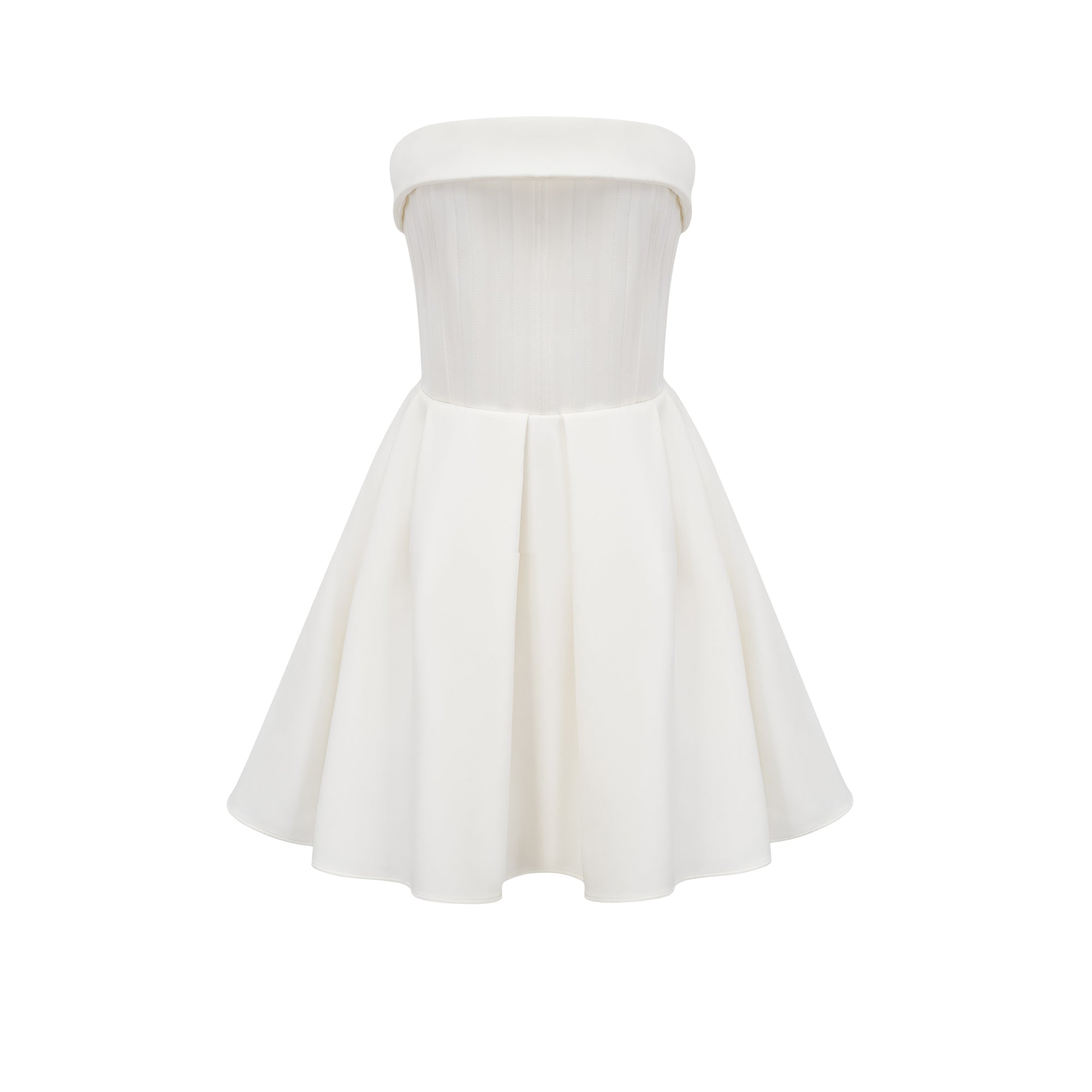 Kyra white off-shoulder flared dress (US Only)