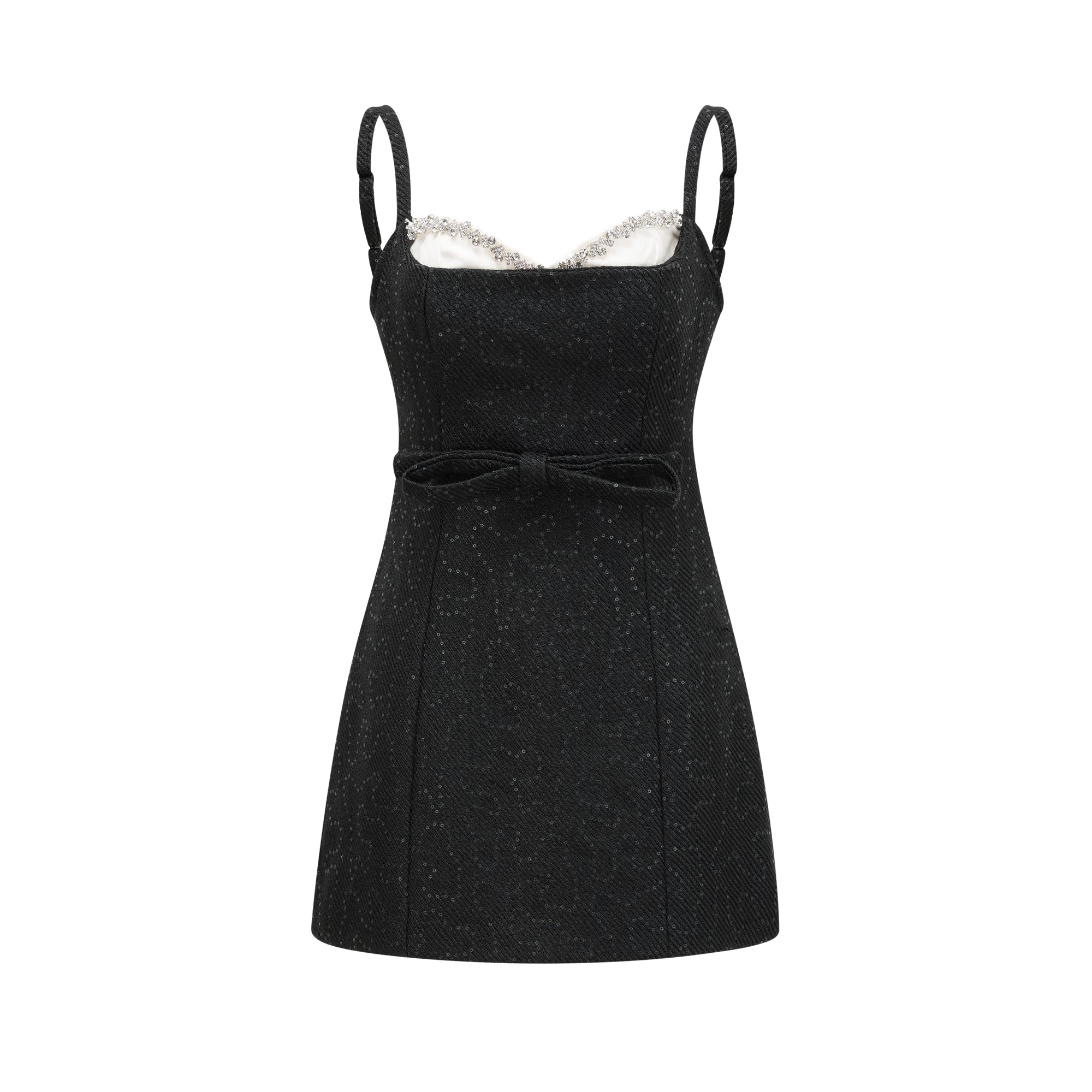 Amore crystal sequinned dress - Black