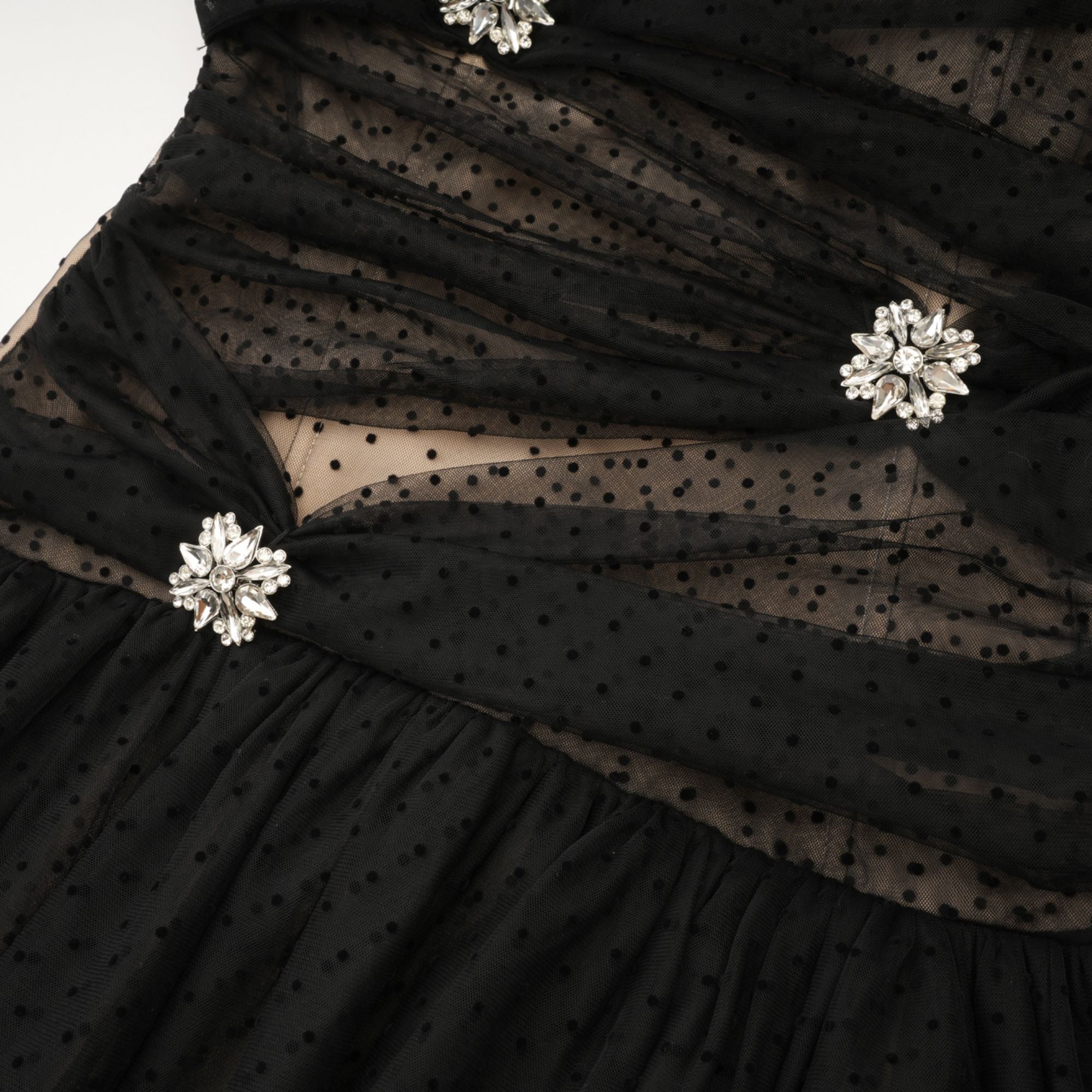 Hameda polka-dot tulle mini dress (US Only)