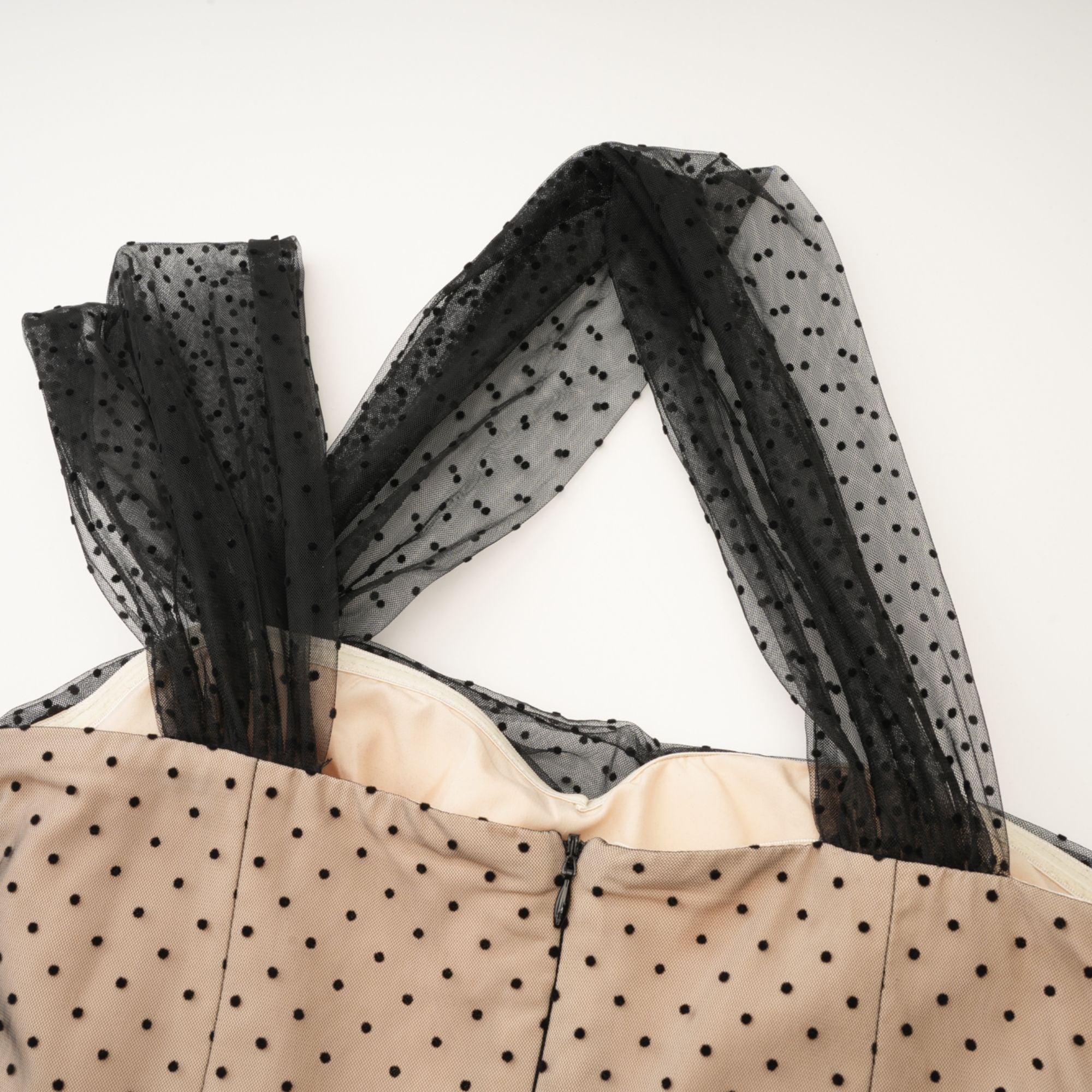 Hameda polka-dot tulle mini dress (US Only)