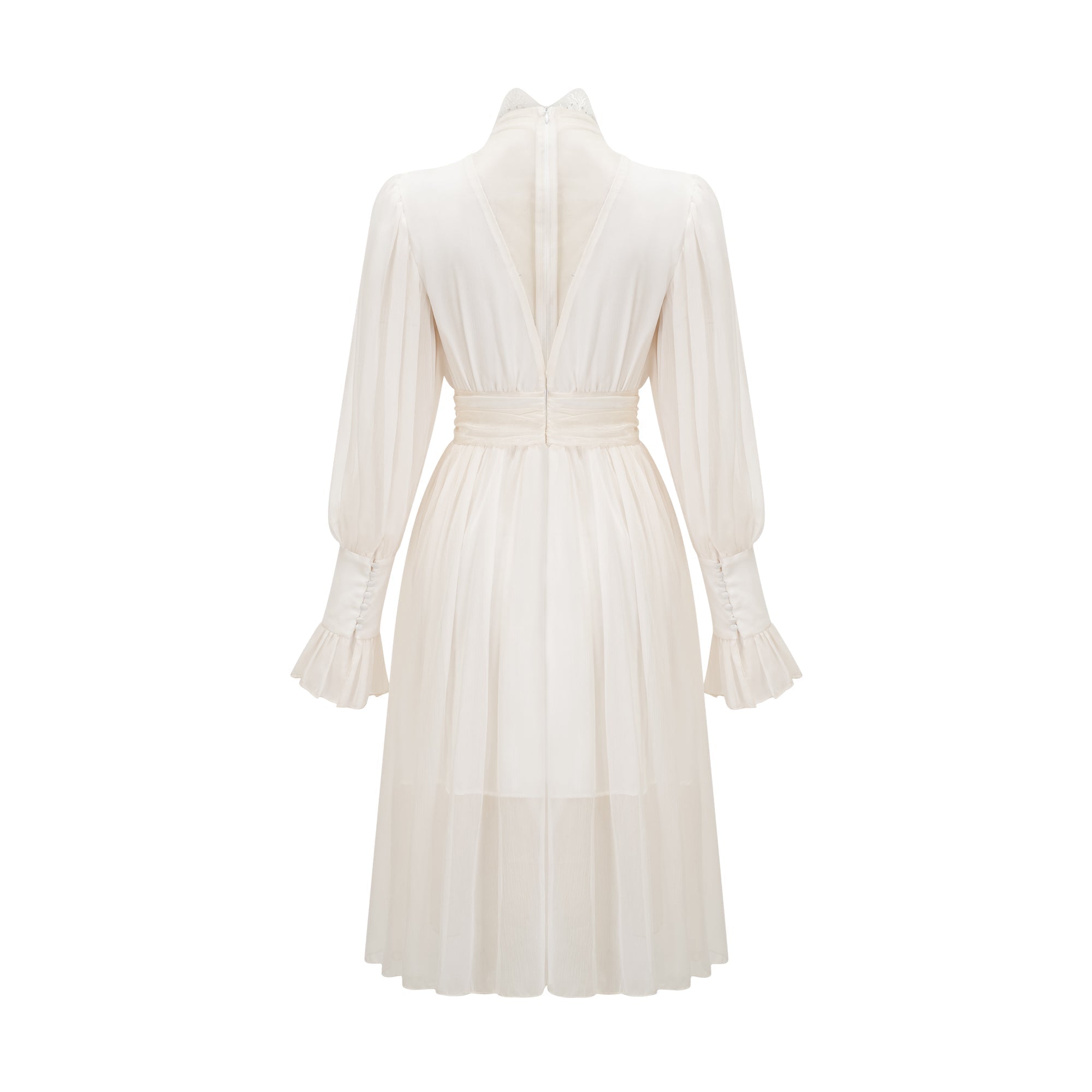 Mirage lace-detail embellished dress