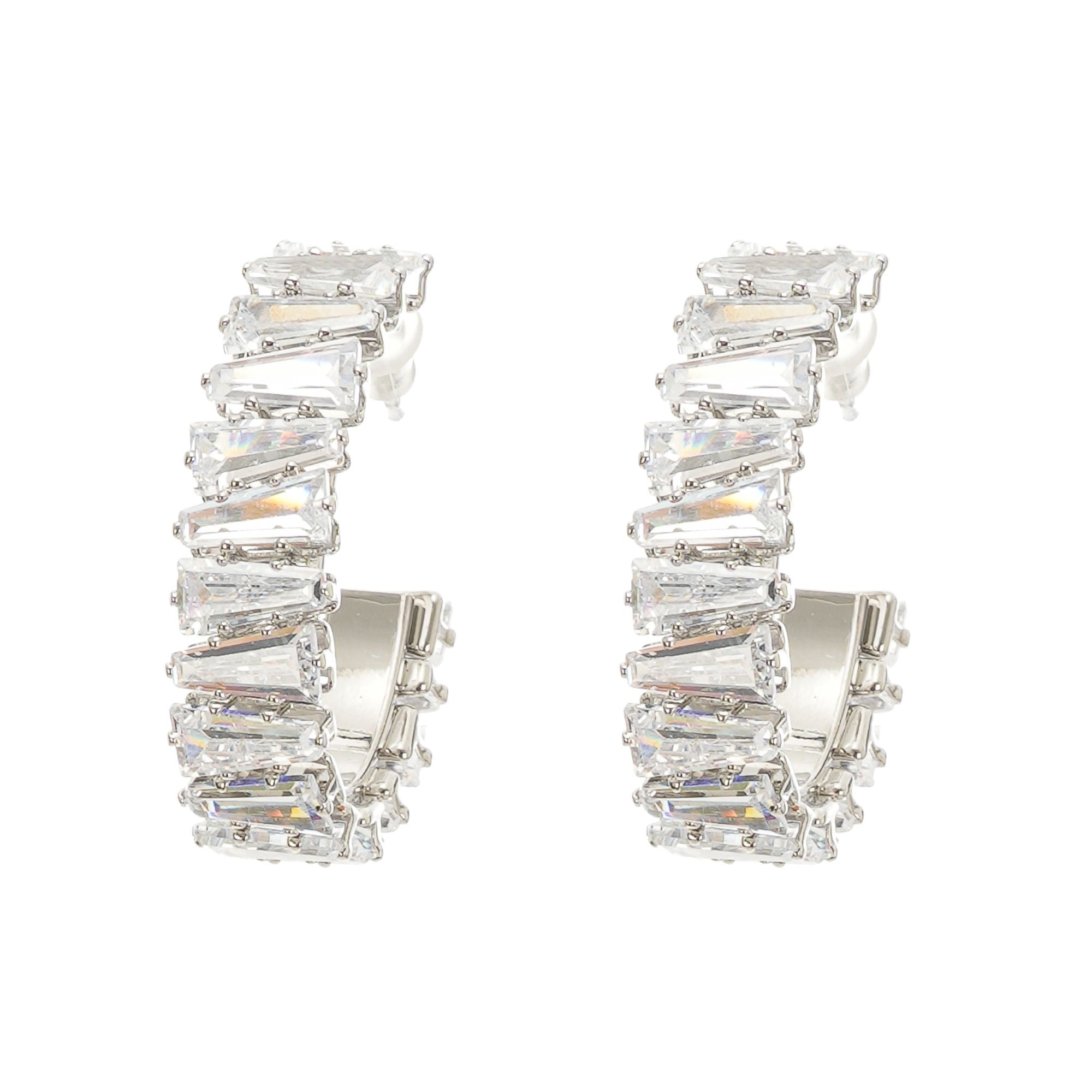 Ysabella crystal-embellished hoop earrings (US Only)