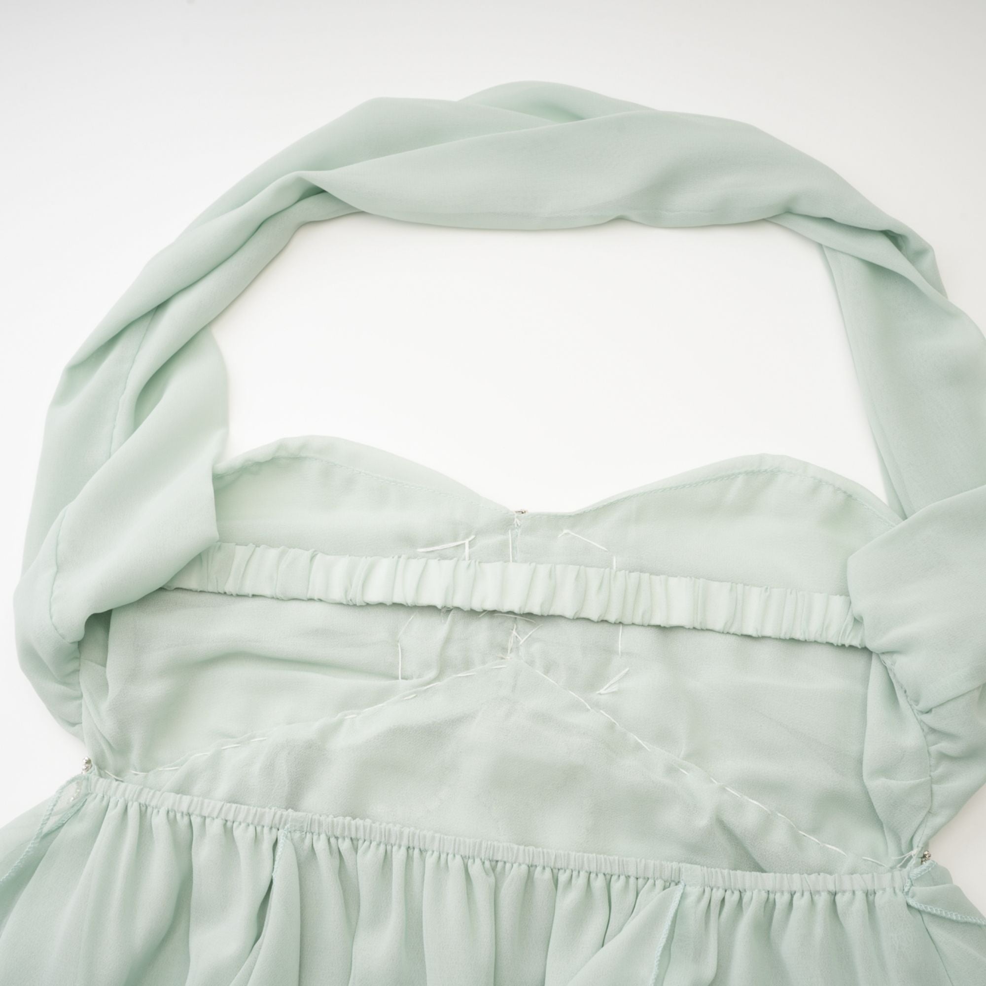 Salilah embellished ruffled midi dress（Final Sale）