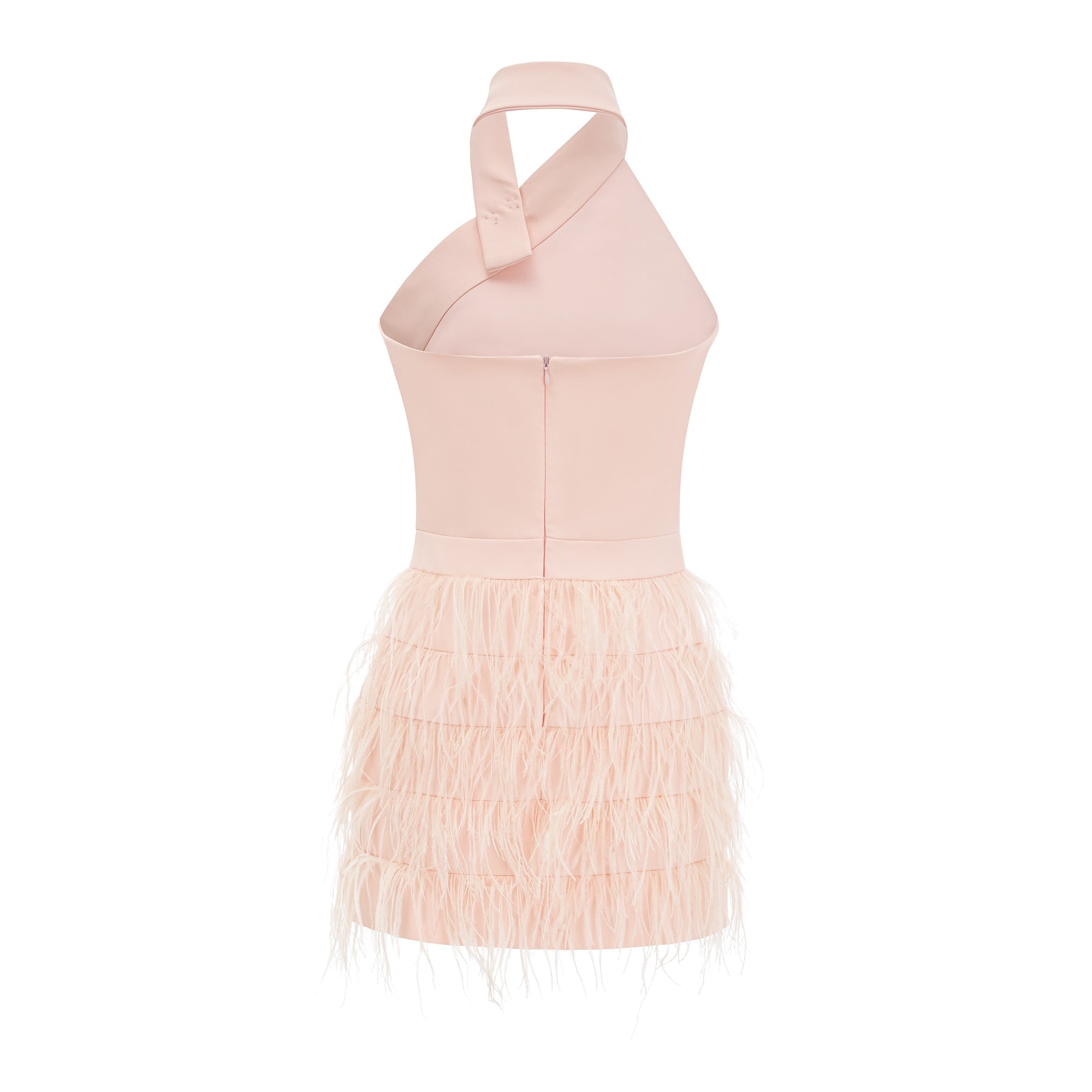Katarina feather-detail tassel dress (Final Sale-US Only)