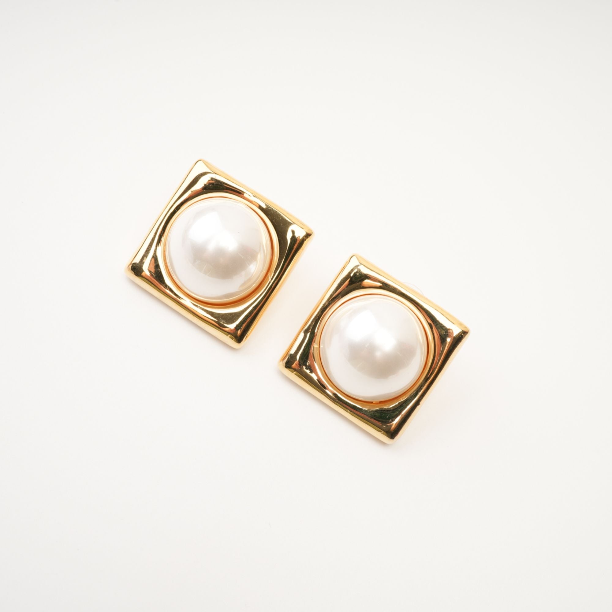 Juana faux-pearl square earrings (US Only)