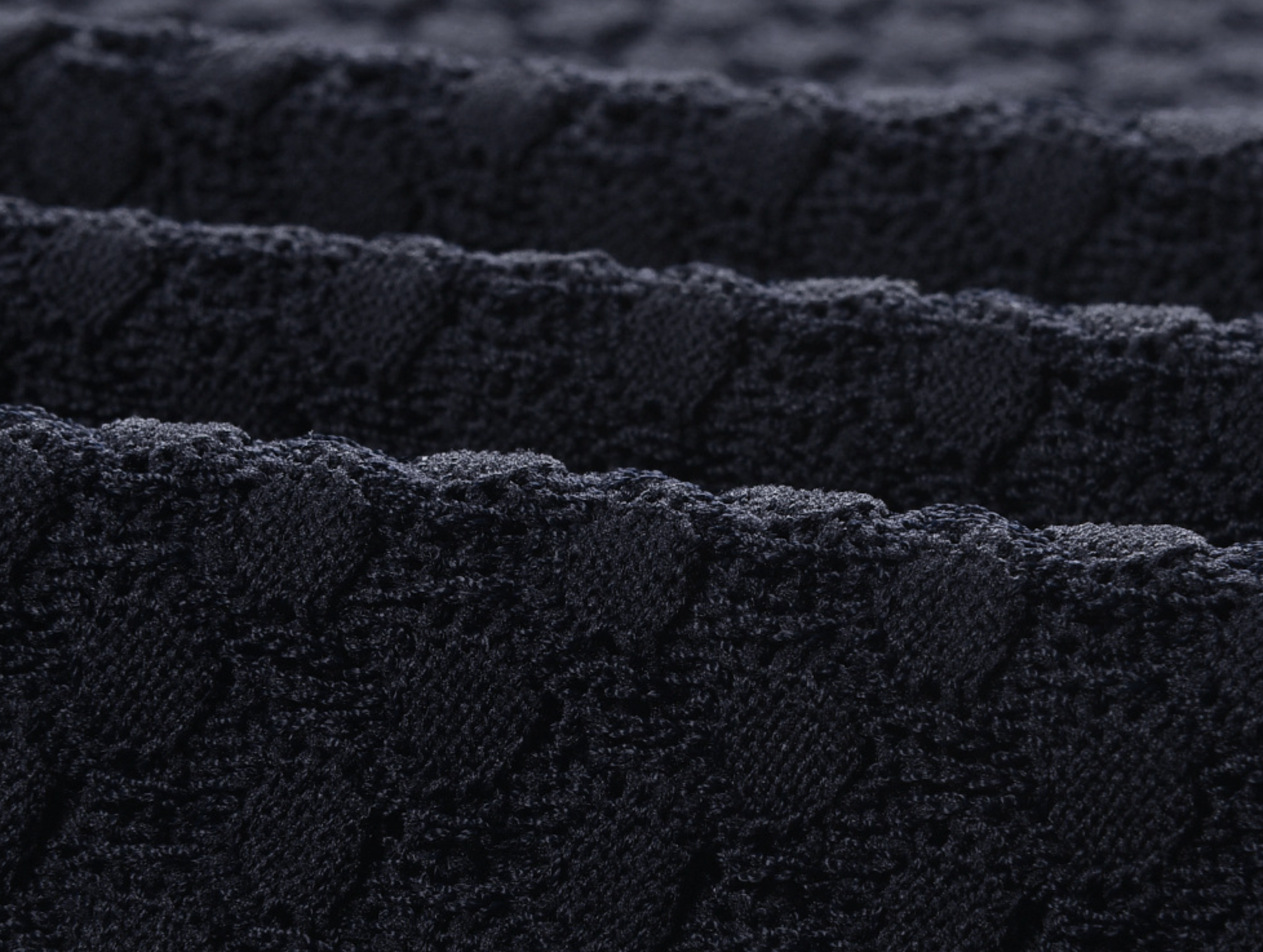 SANDRO IRINA DARK BLUE CROCHET KNIT CARDIGAN SWEATER TOP WITH GOLD BUTTONS - Dark blue