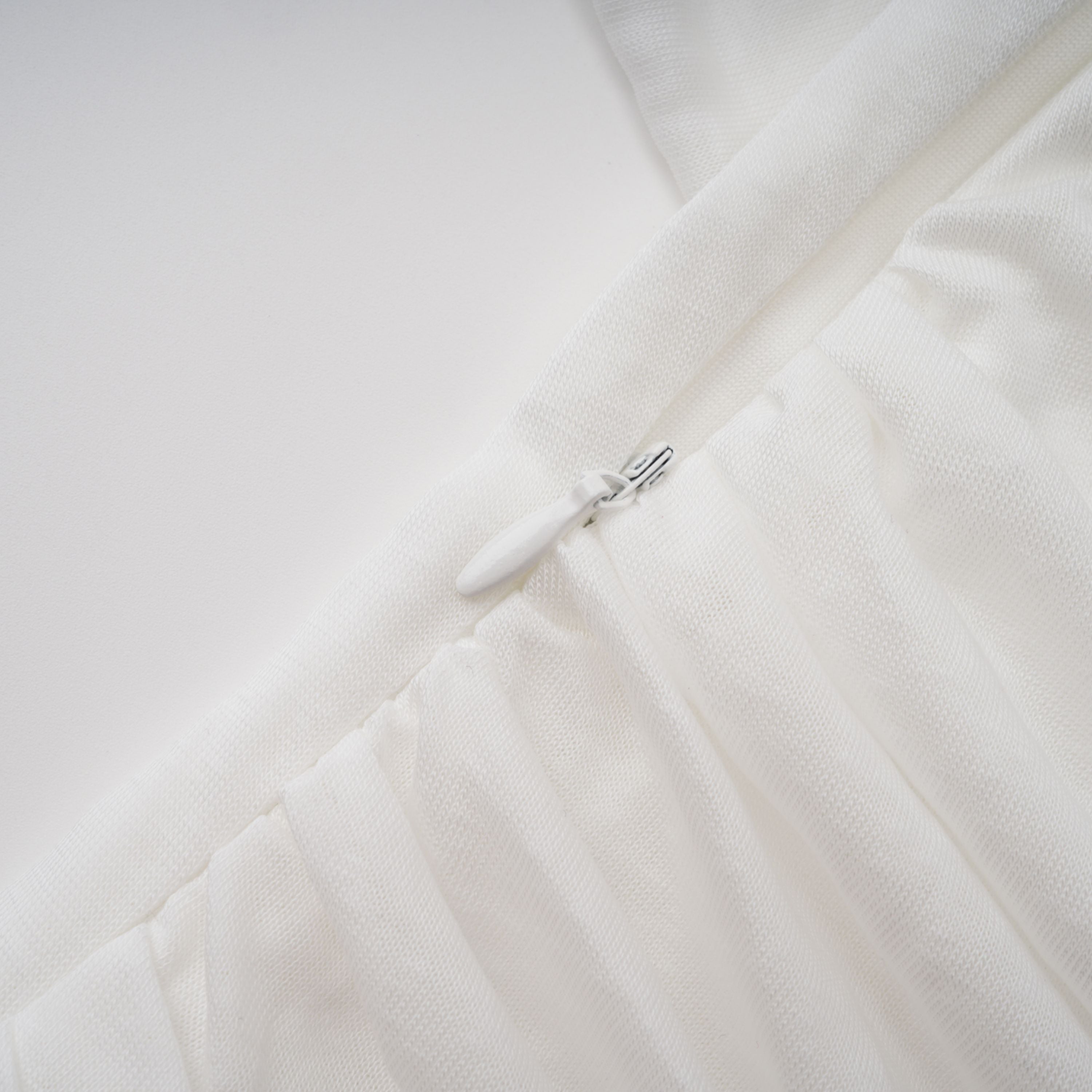 Sigrun White Asymmetrical Gathered Maxi Dress