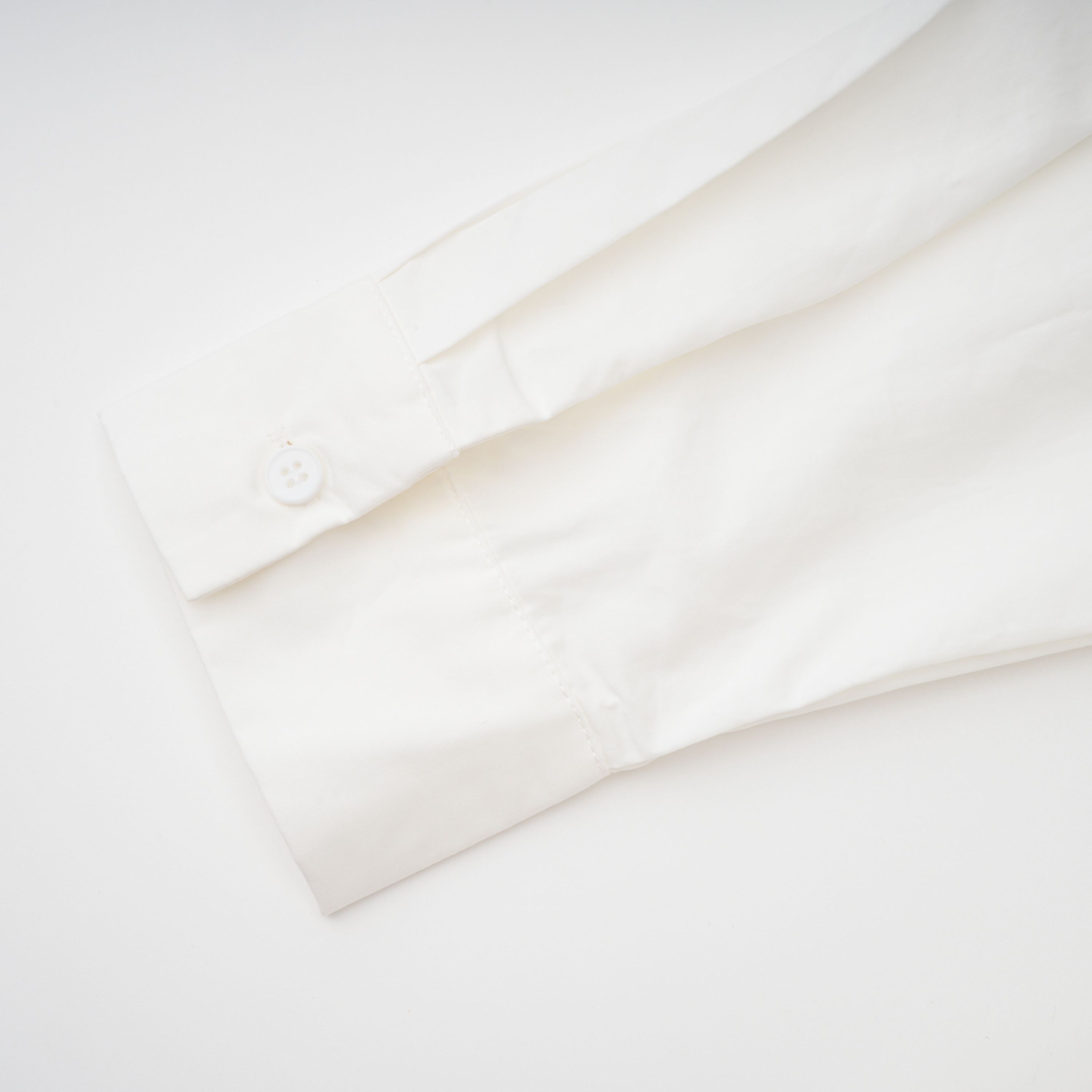 Tímea White Asymmetrical Mini Shirt Dress