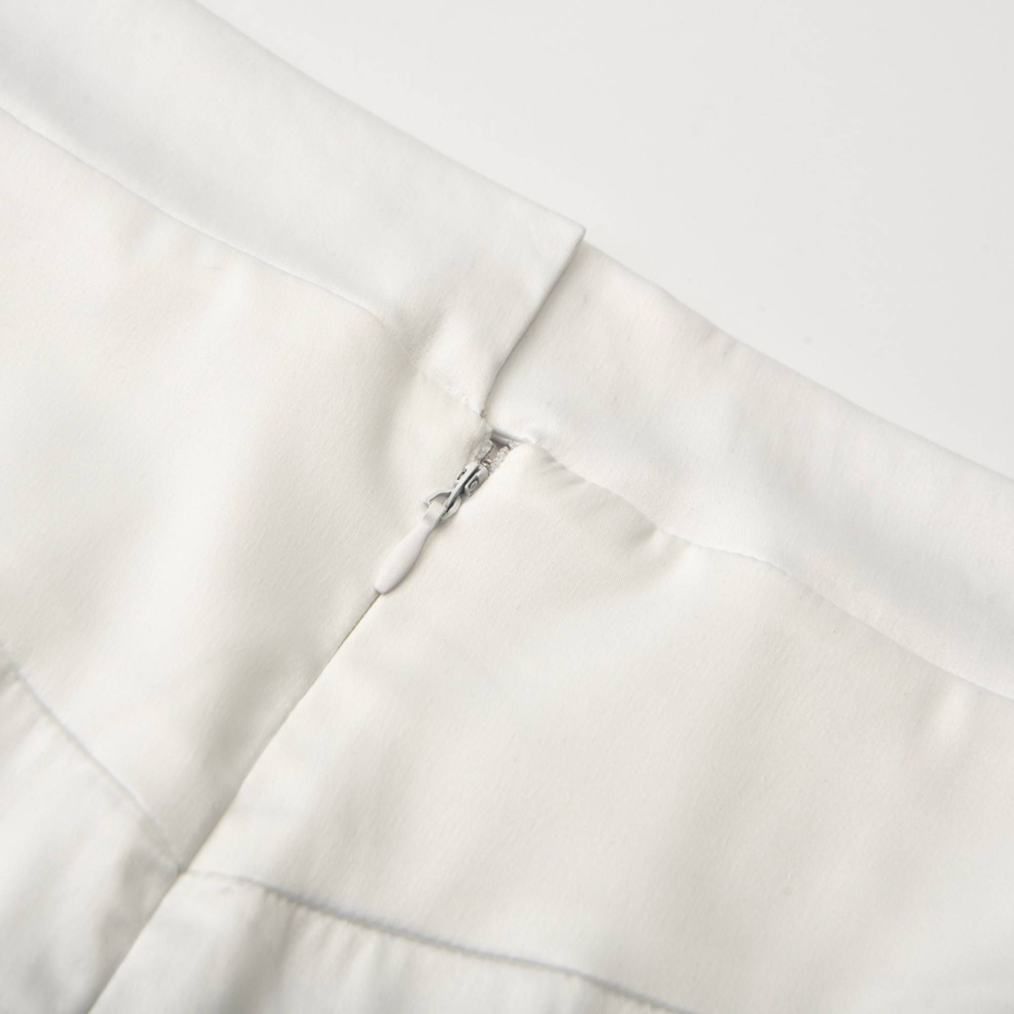 Karina layered-hemline mini skirt