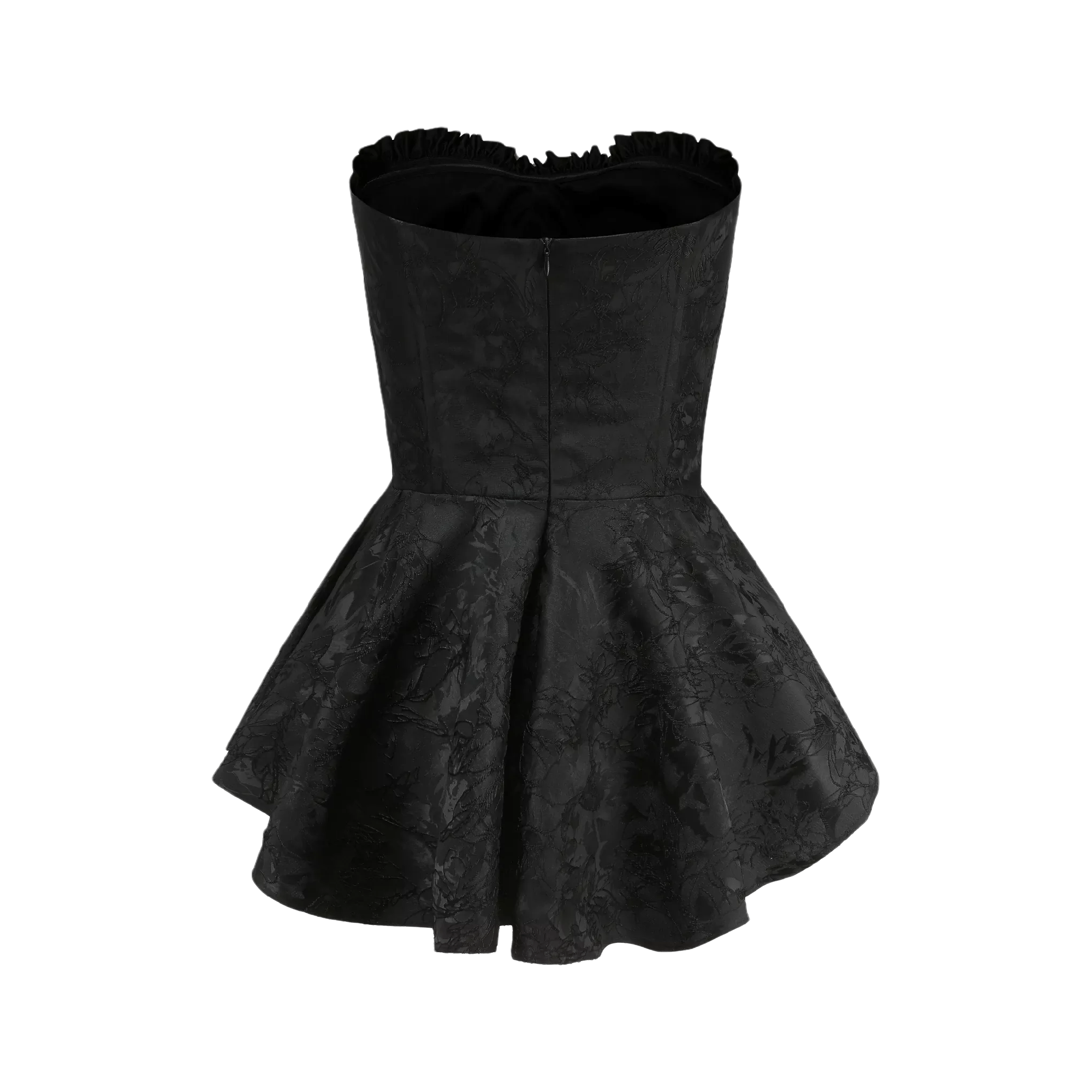 Airina lace-embroidered flared mini dress