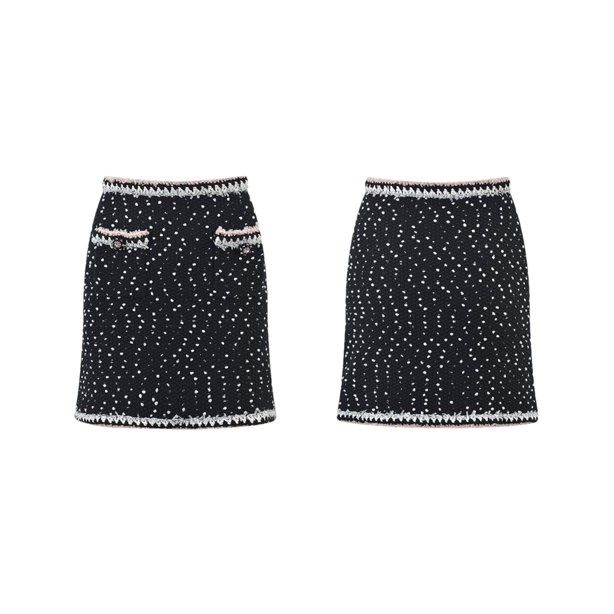 Alizée cropped jacket & skirt matching set