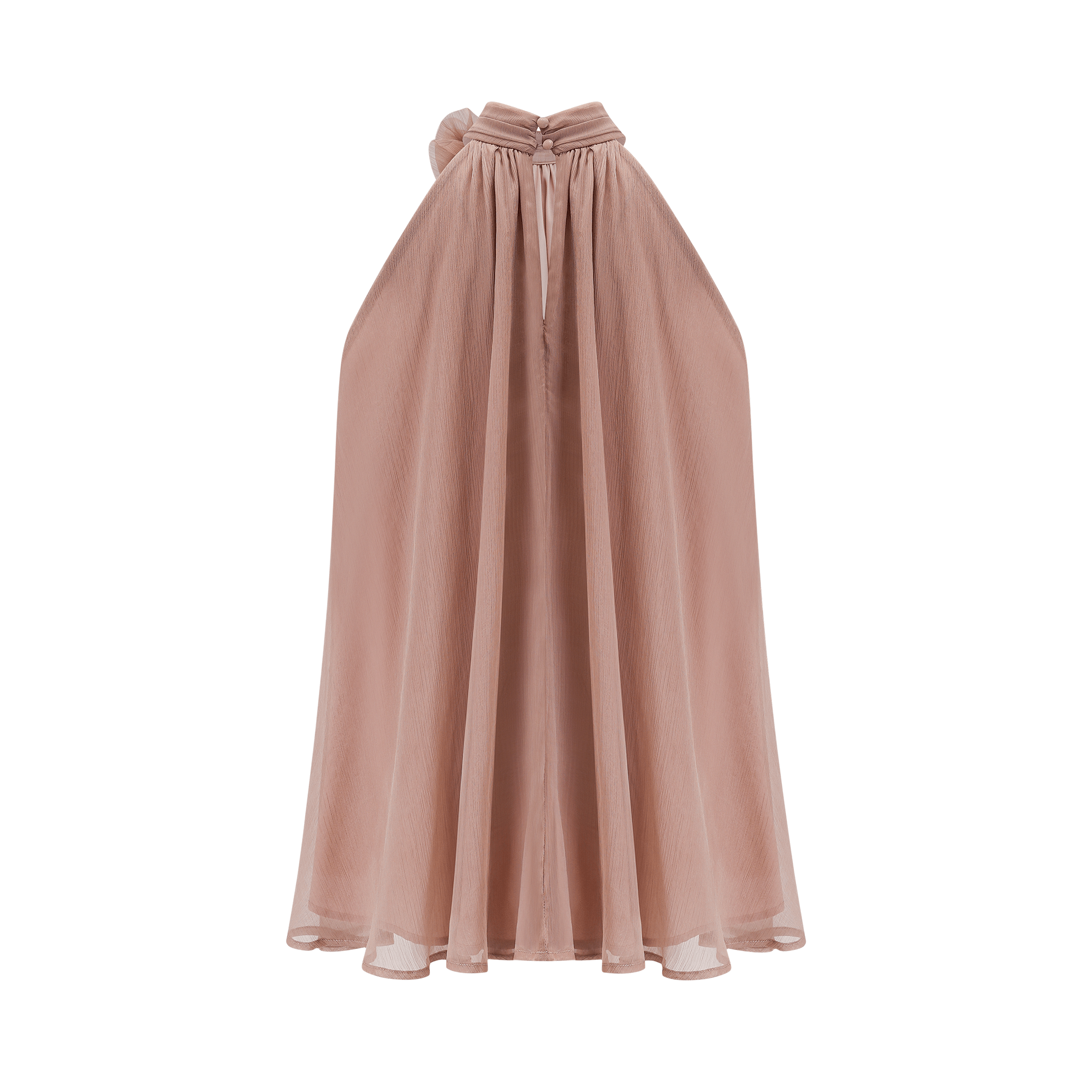 Beatrix pink sleeveless chiffon dress (US Only)