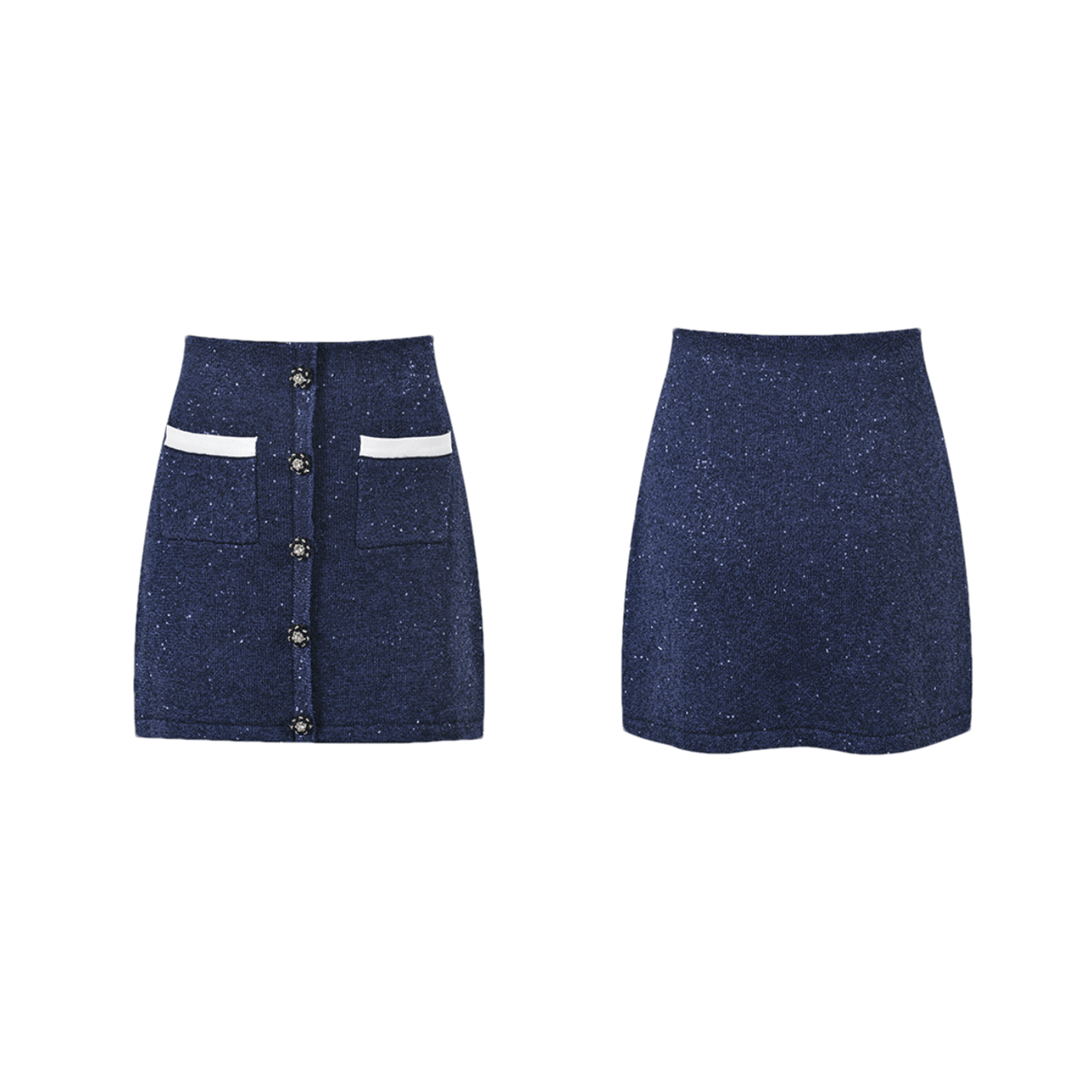 Bénédicte knitted jacket & skirt matching set