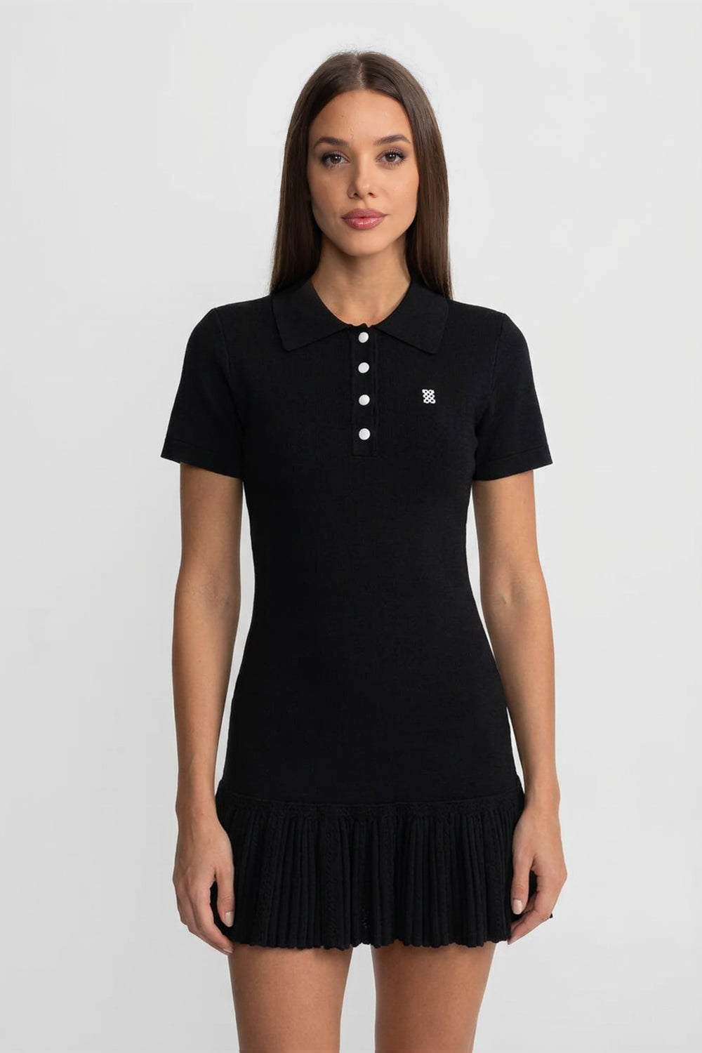 brock collection blue dress Lucy Black Strappy Mini Dress With Ruffle Trim – Club L London