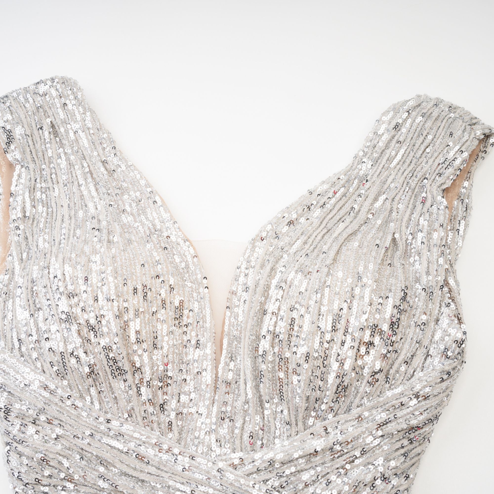 Caelia silver embellished maxi dress (Final Sale-US Only)