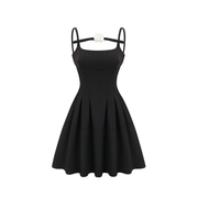 Camellia Pleated Mini Dress (Final Sale-US Only)