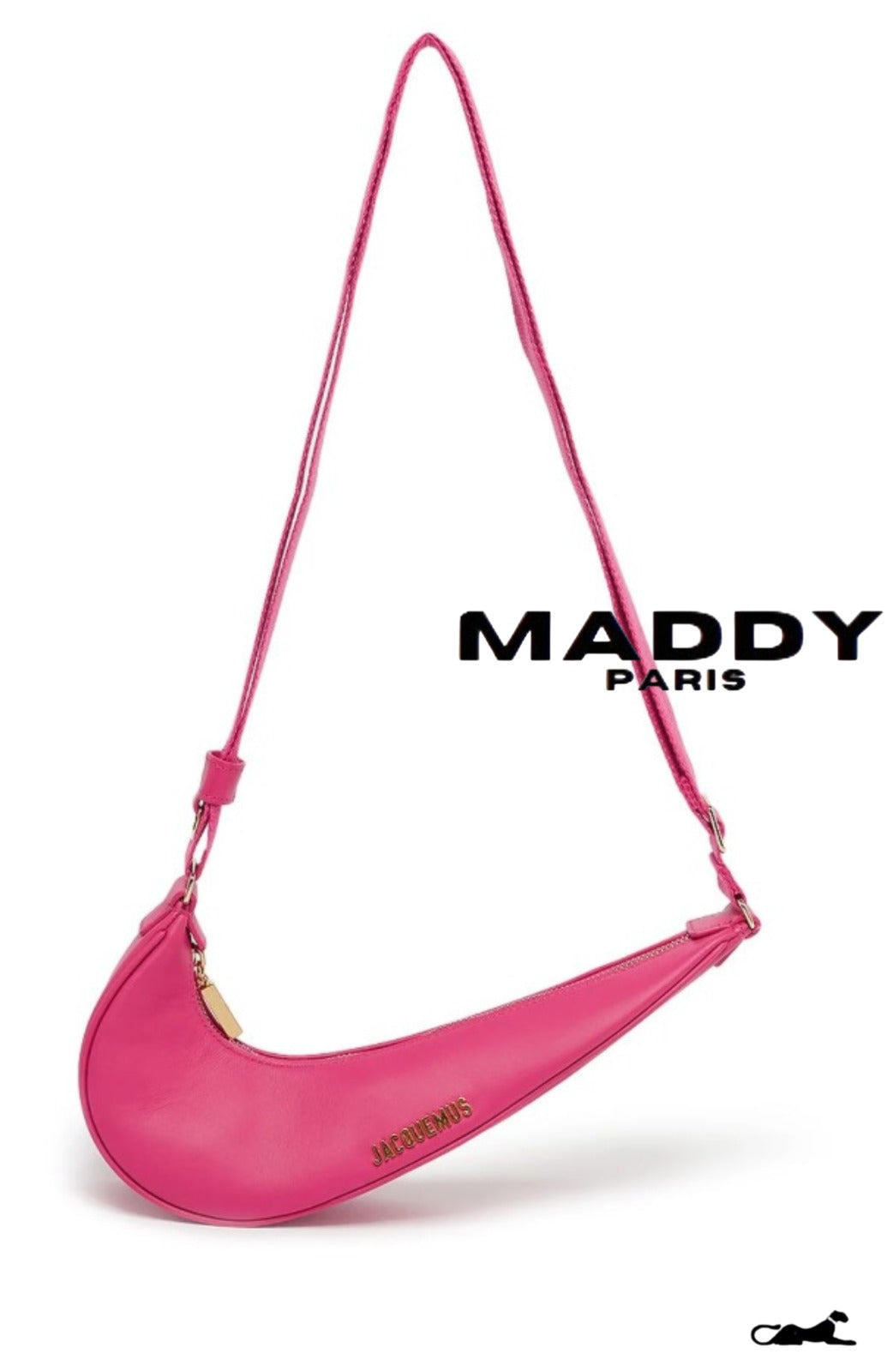 Jac Le Sac Swoosh Shoulder Bag – Pink