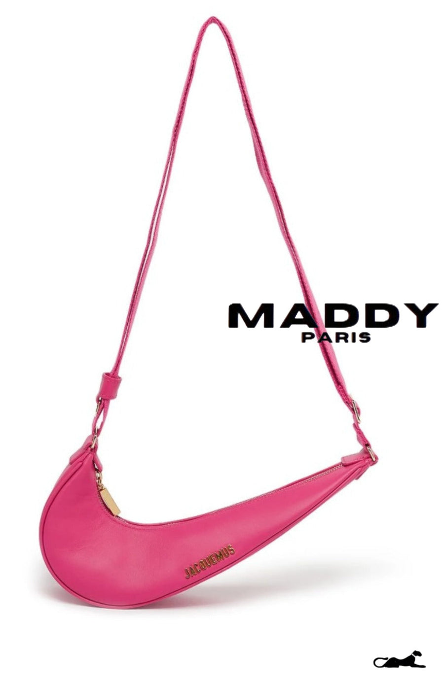 Jac Le Sac Swoosh Shoulder Bag – Pink