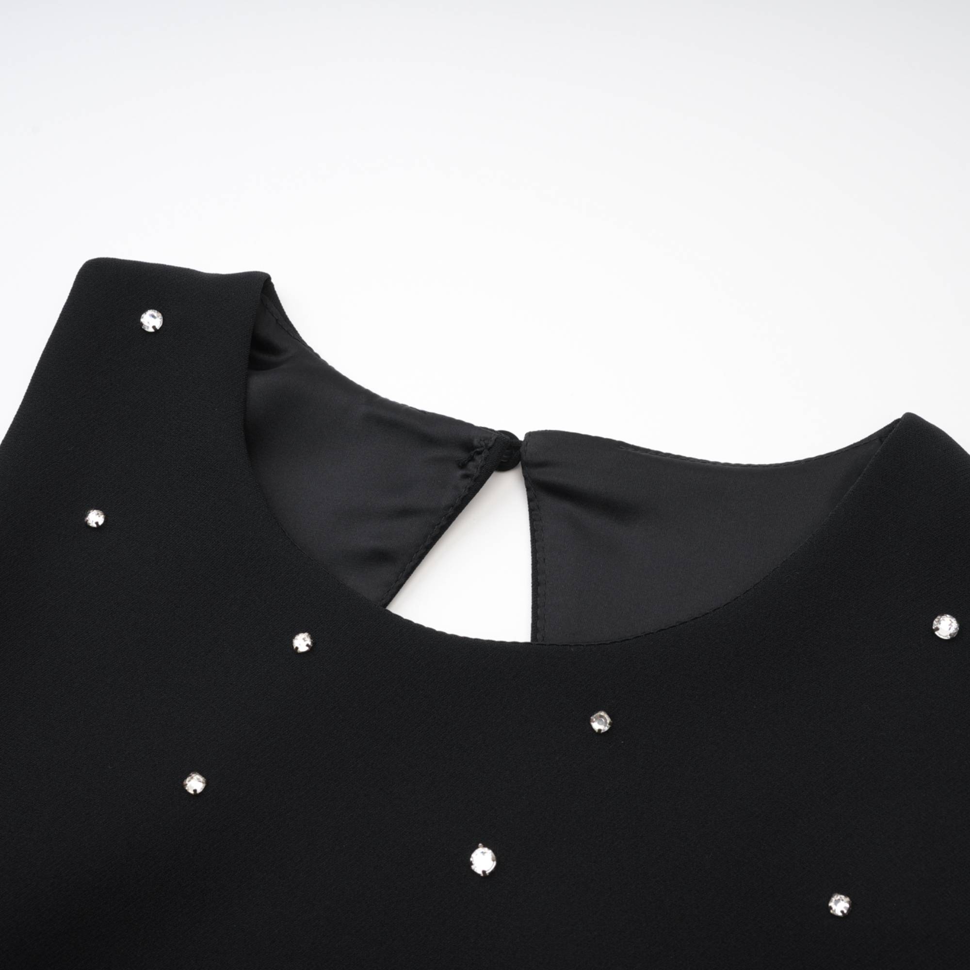 Delainey crystal-embellished open-back dress (US Only)