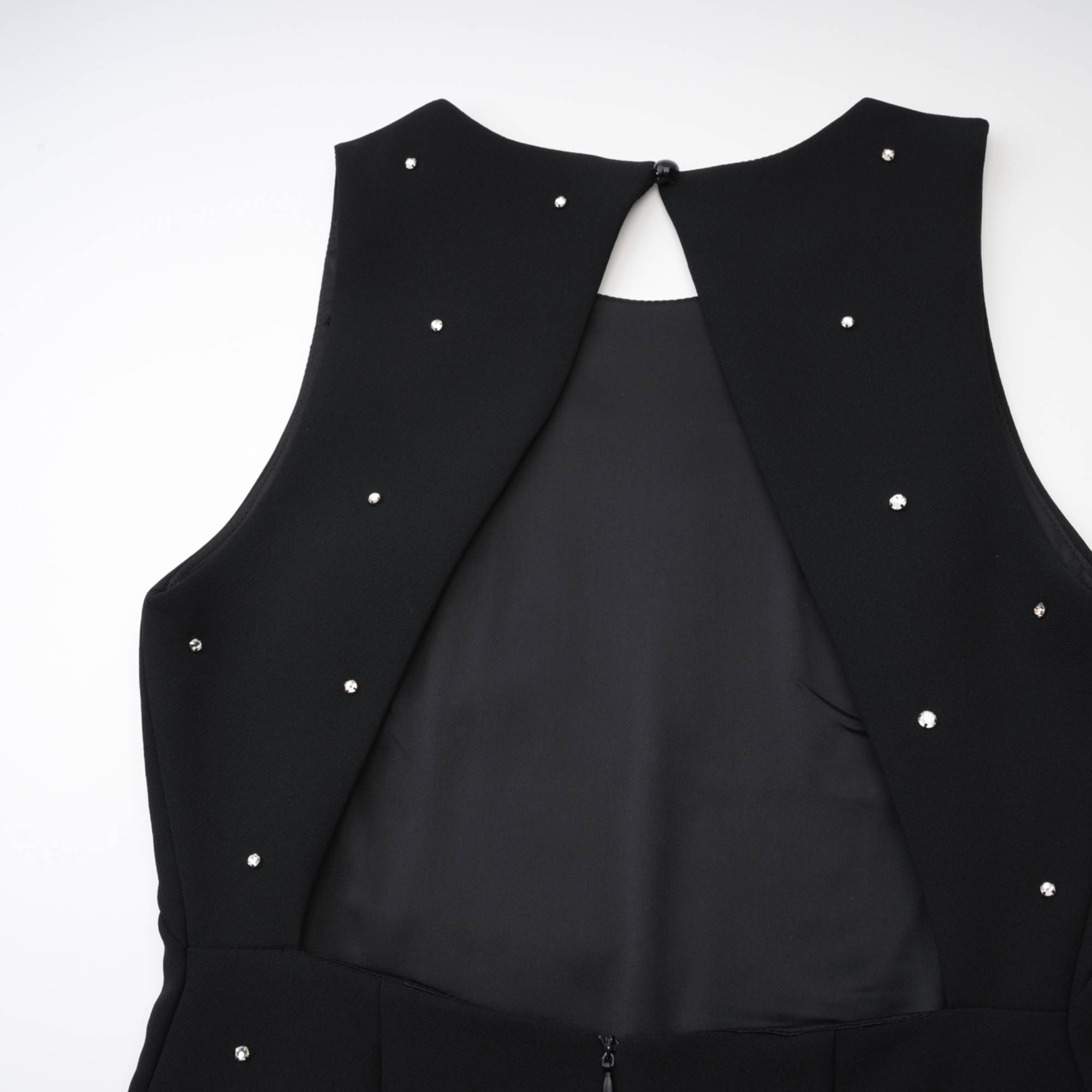 Delainey crystal-embellished open-back dress (US Only)