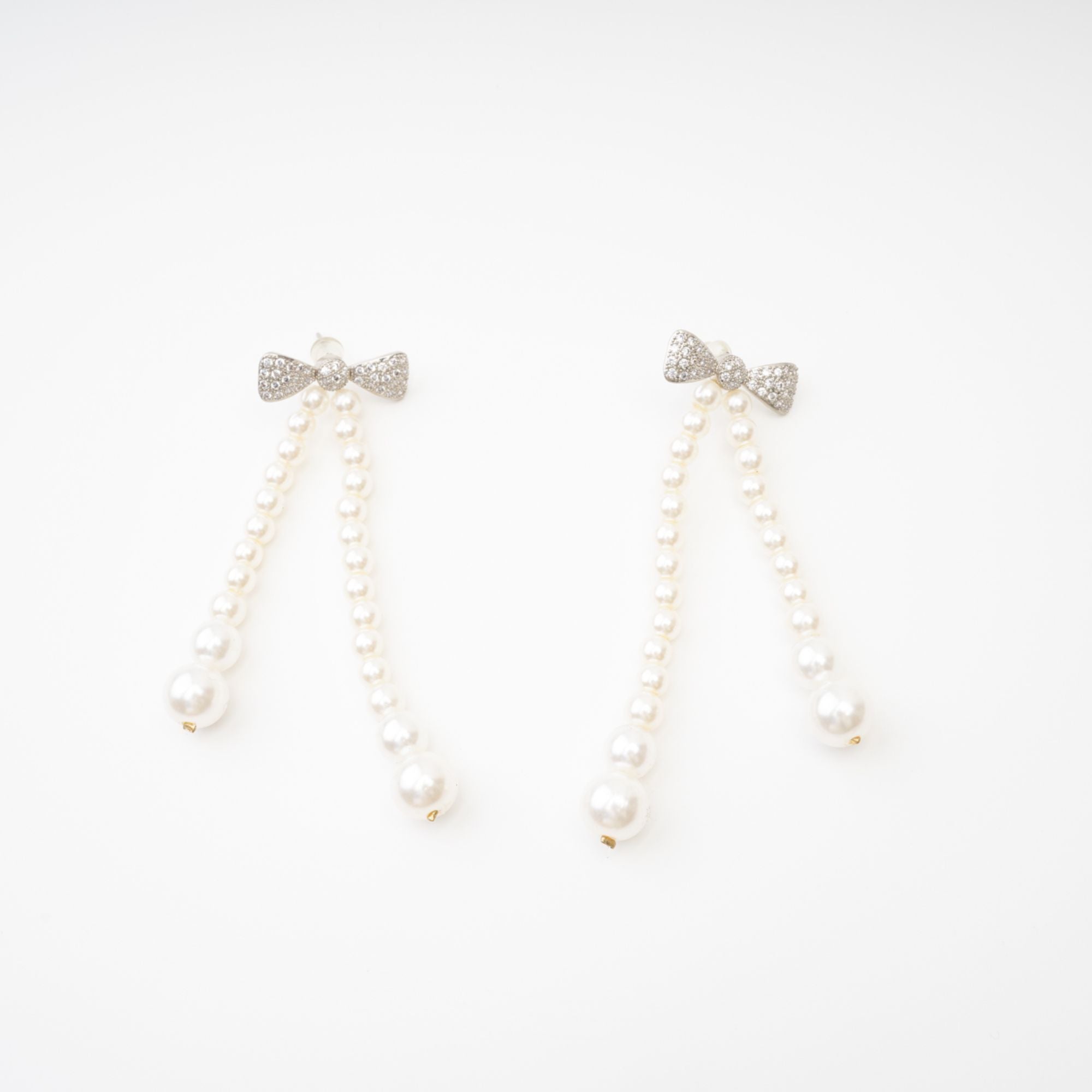 Élodie pearl-embellished stud earrings