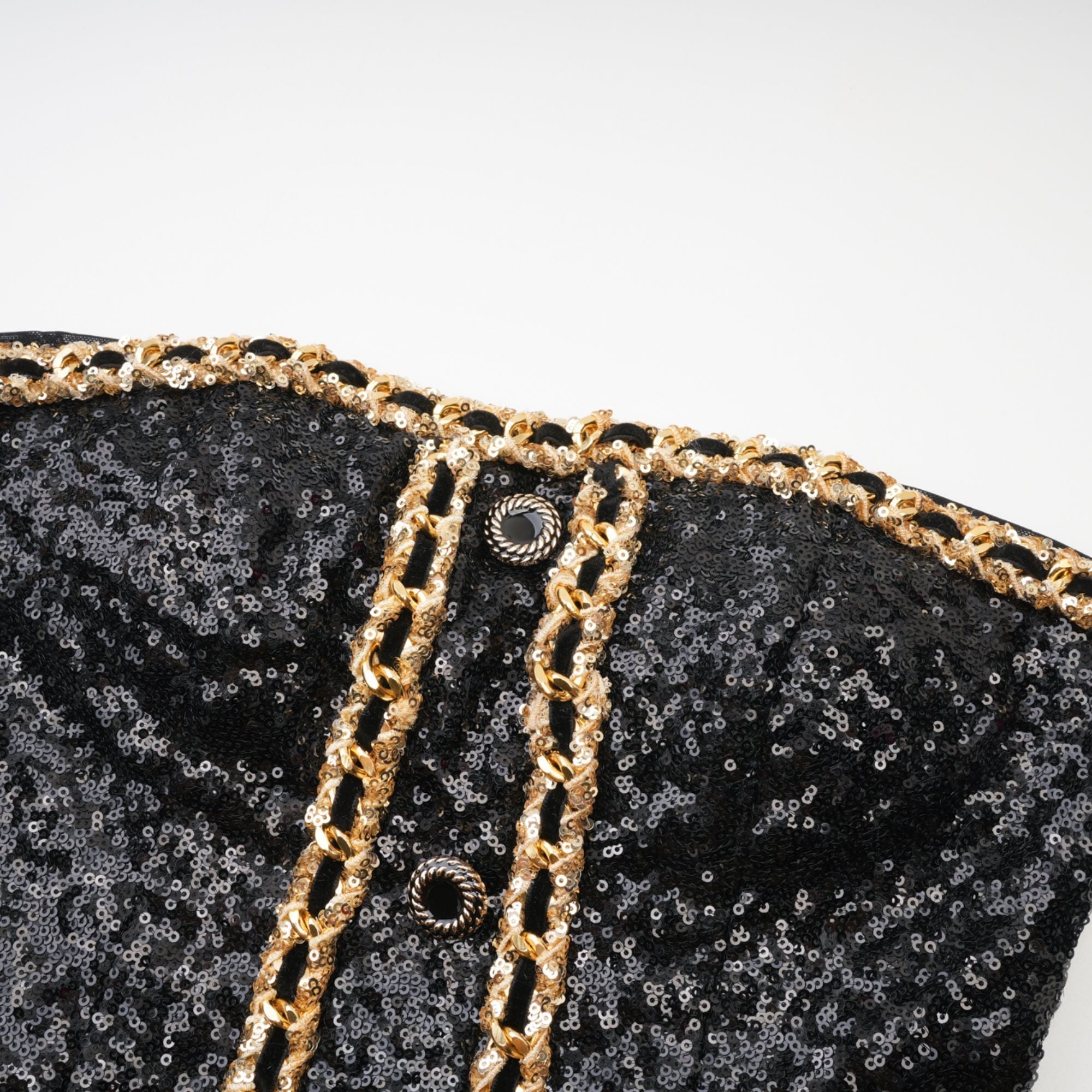 Eulalia black embellished mini dress (Final Sale)