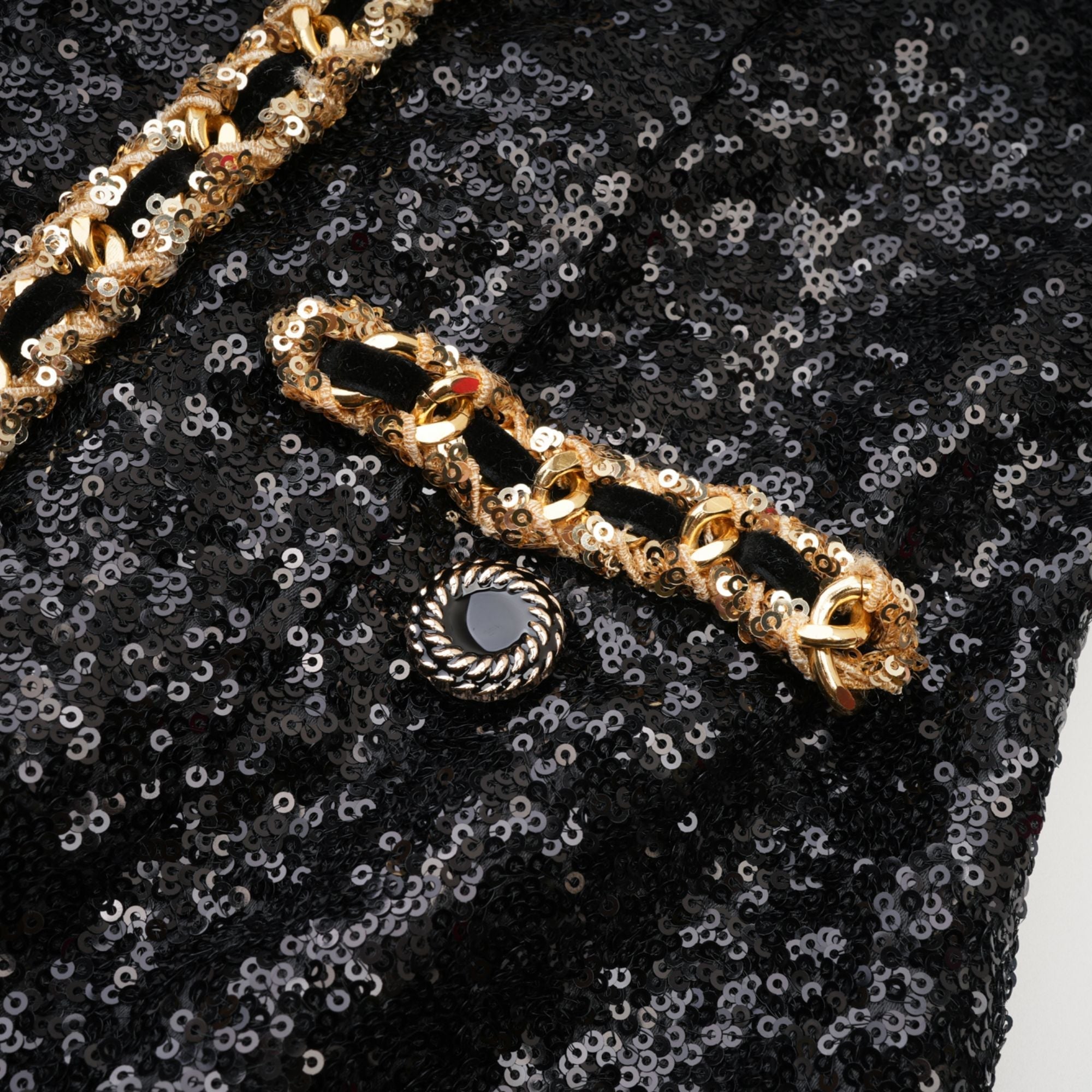 Eulalia black embellished mini dress (Final Sale)